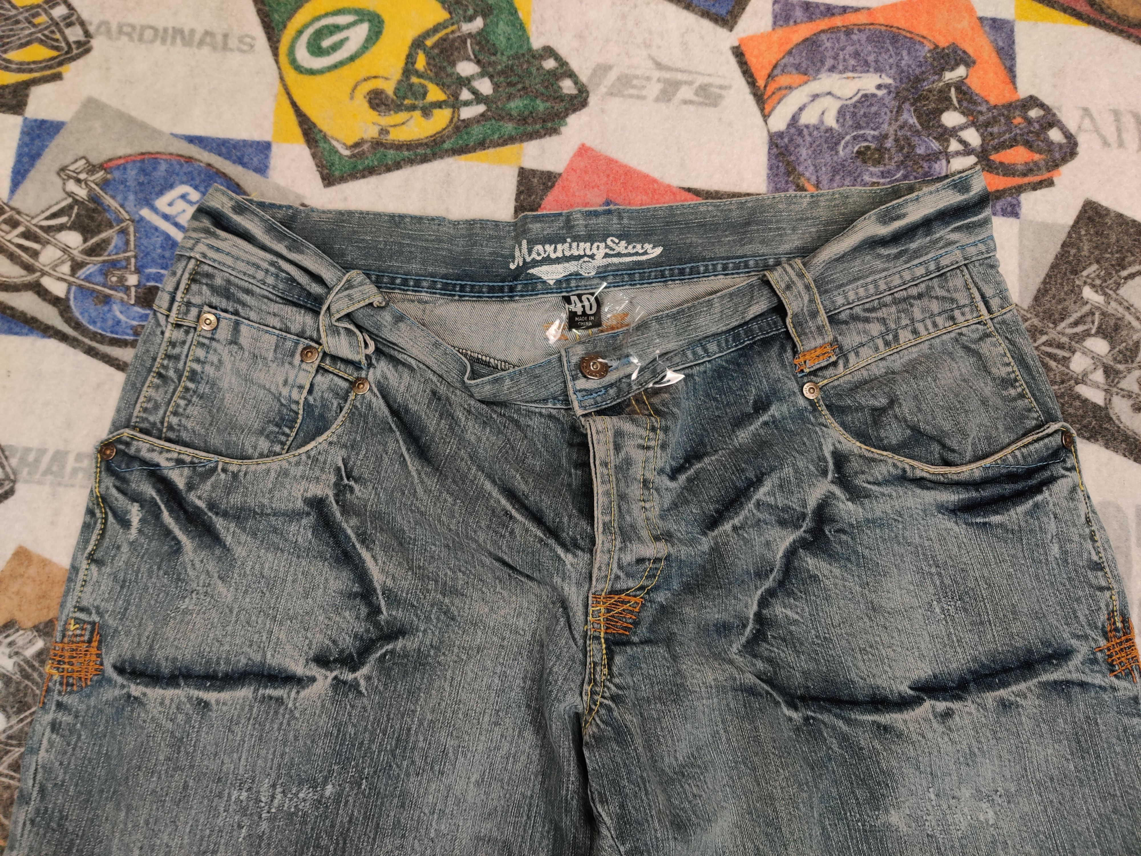 Vintage Y2K Style Morning Star Men's Loose Fit Jeans Size US 40 / EU 56 - 8 Thumbnail
