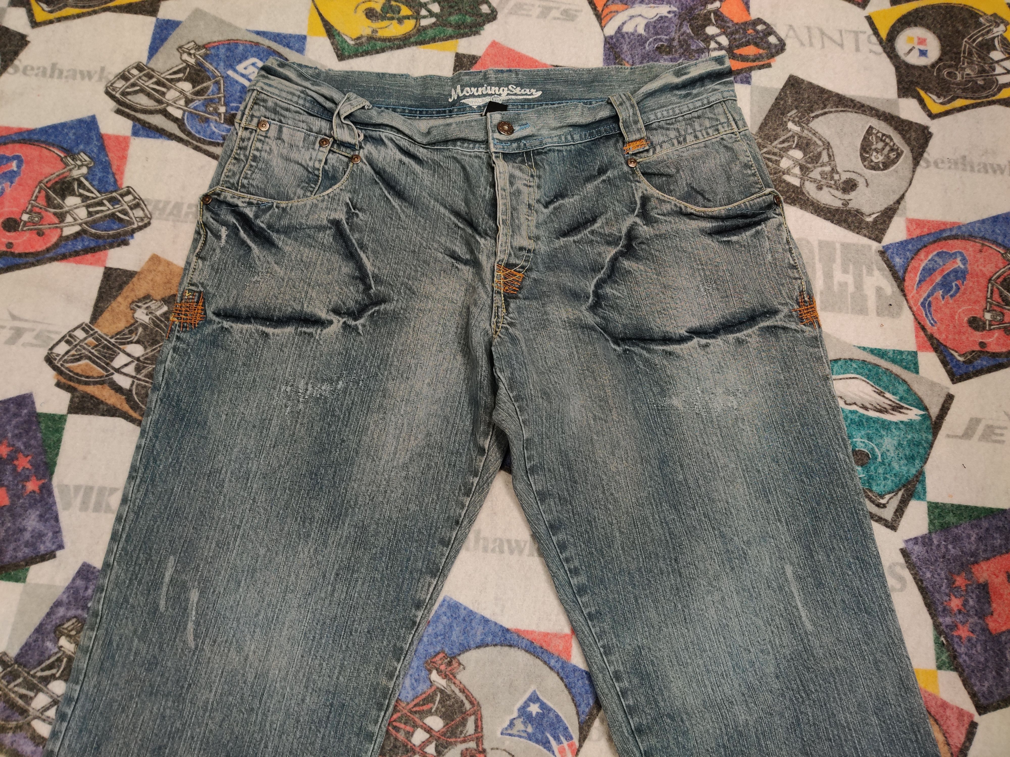Vintage Y2K Style Morning Star Men's Loose Fit Jeans Size US 40 / EU 56 - 7 Thumbnail