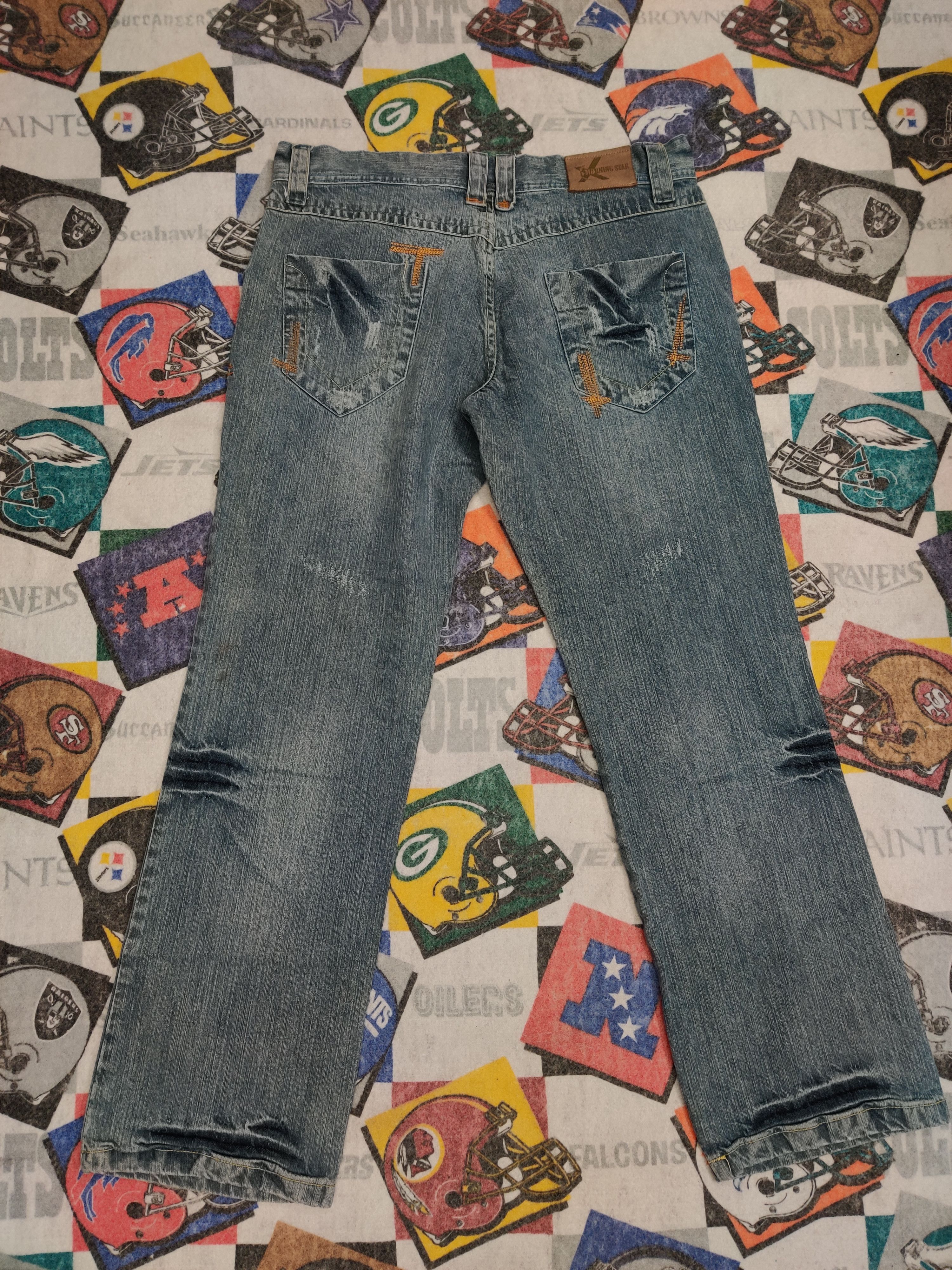 Vintage Y2K Style Morning Star Men's Loose Fit Jeans Size US 40 / EU 56 - 3 Thumbnail