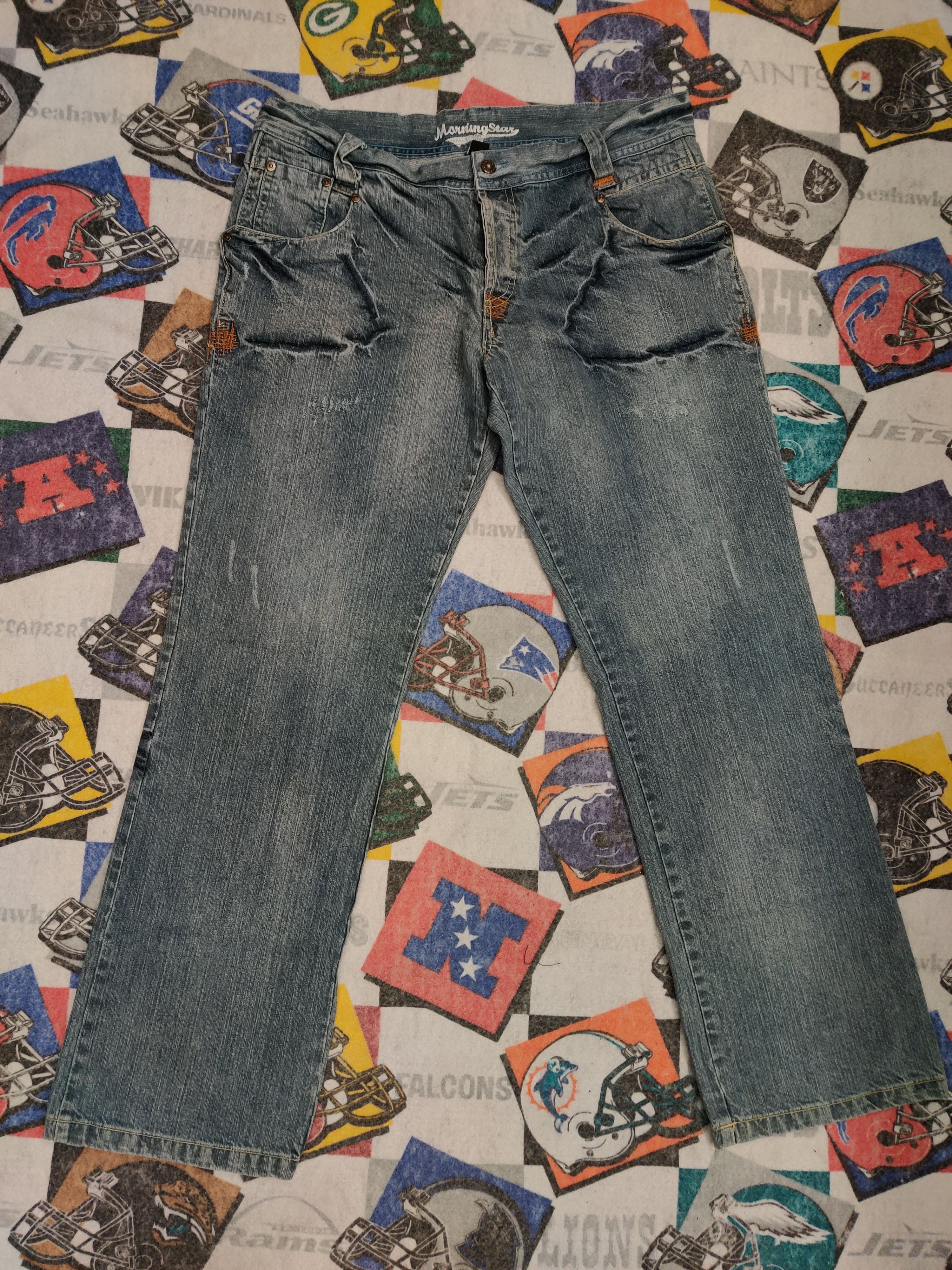 Vintage Y2K Style Morning Star Men's Loose Fit Jeans Size US 40 / EU 56 - 6 Thumbnail