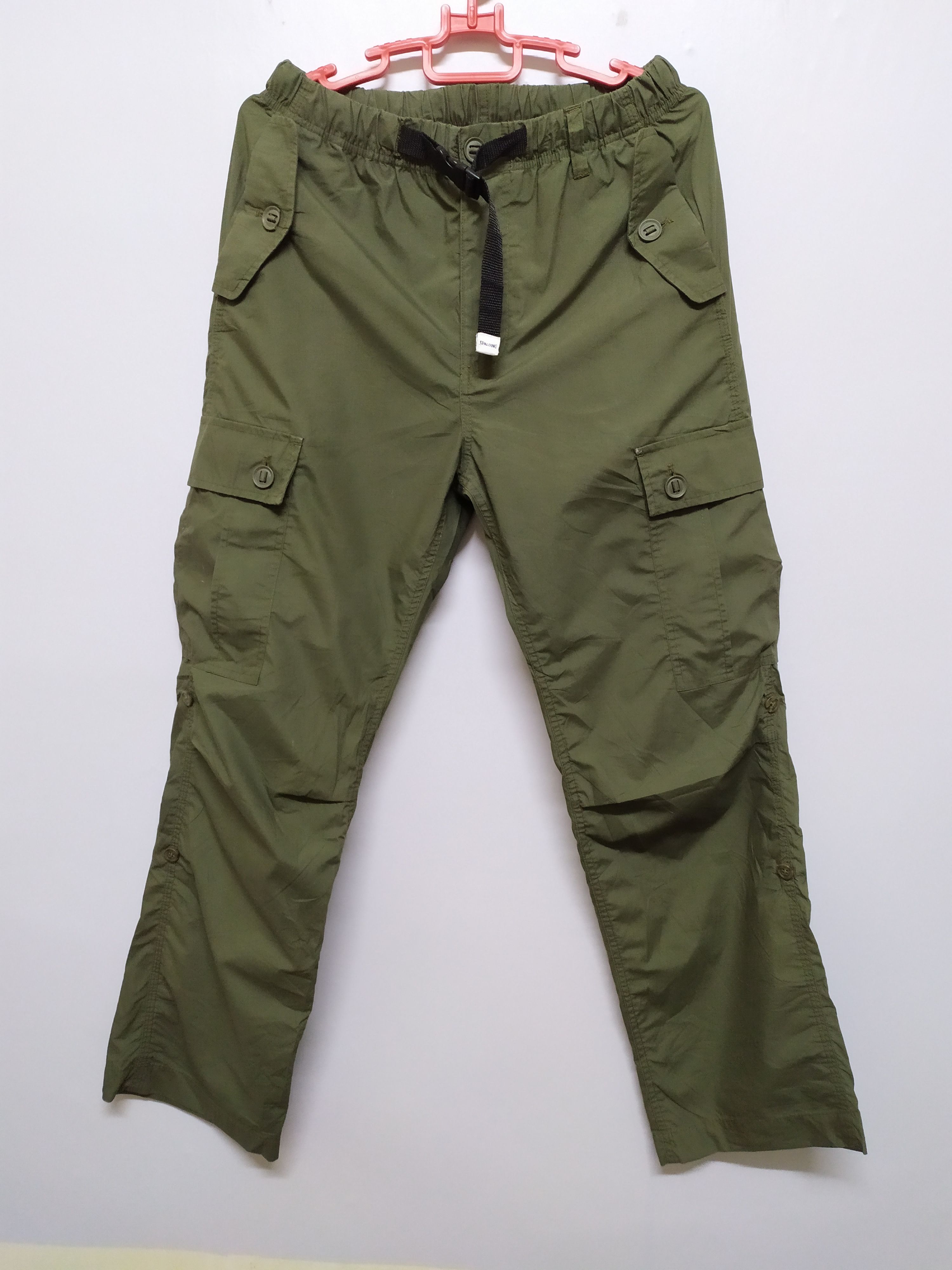 Japanese Brand × Vintage JAPANESE BRAND GREEN CARGO PANTS Size US 29 - 1 Thumbnail