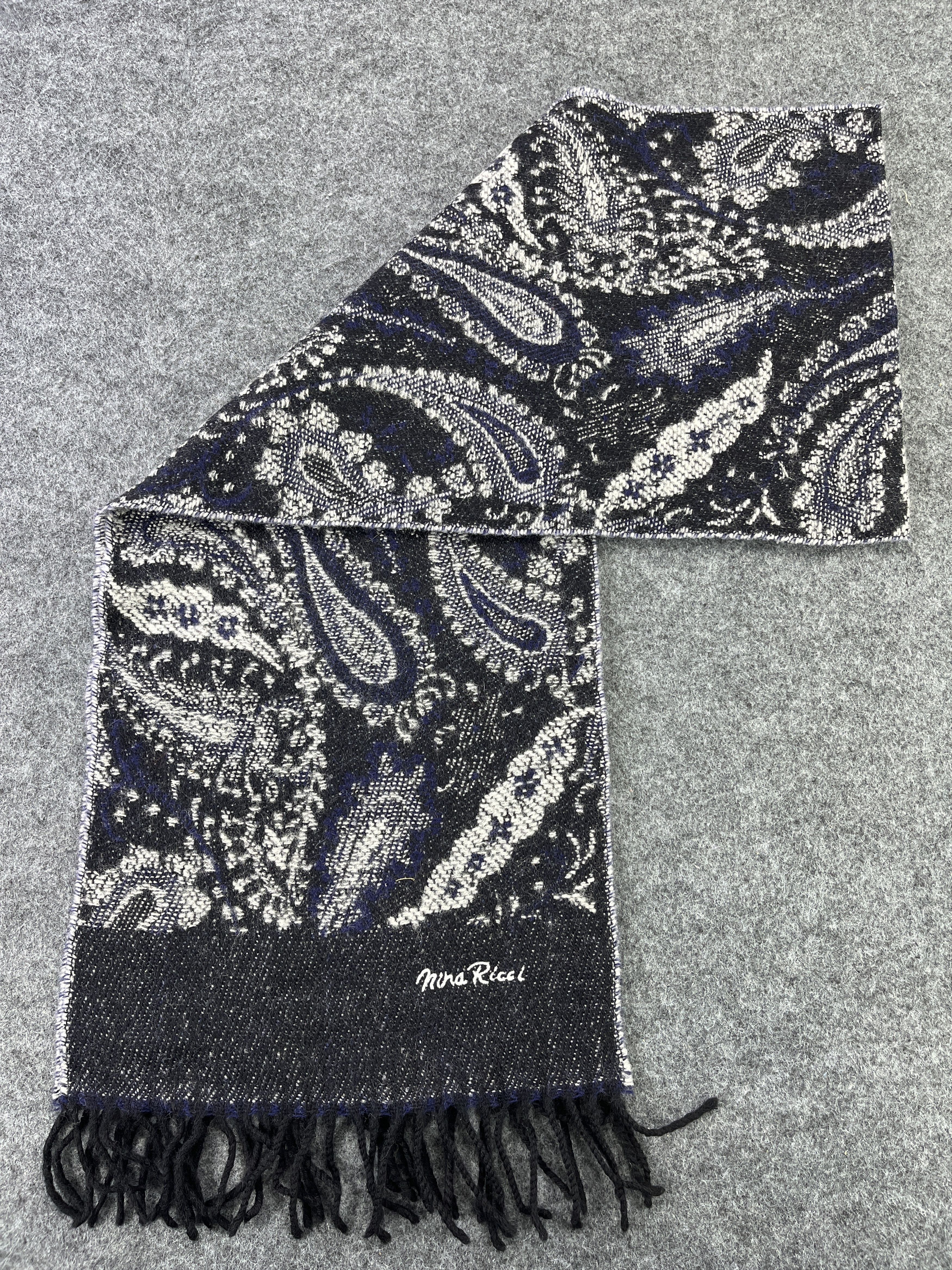 Nina Ricci × Vintage NINA RICCI PAISLEY SCARVES / MUFFLER / NECKWEAR T157 Size ONE SIZE - 3 Thumbnail