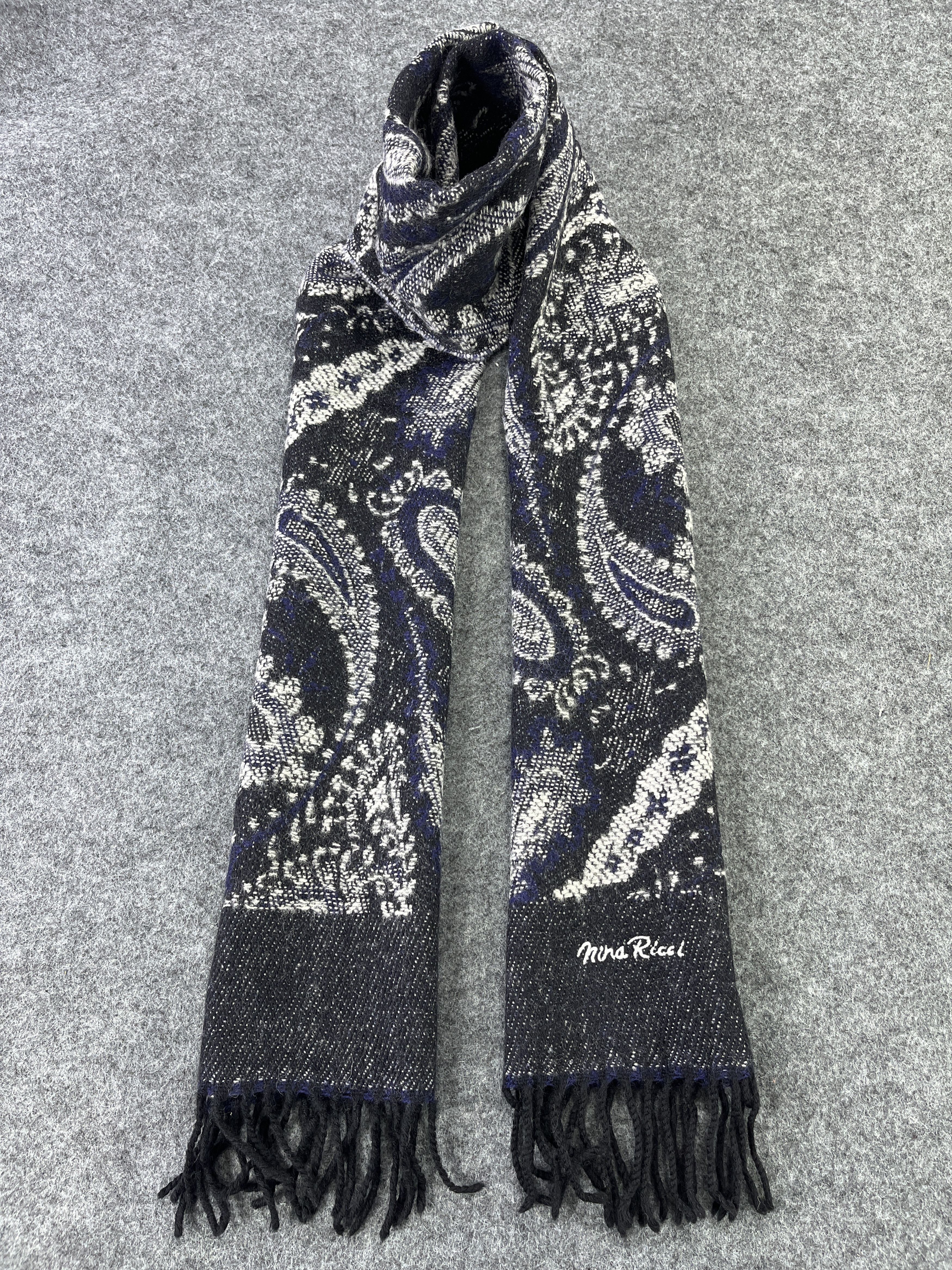 Nina Ricci × Vintage NINA RICCI PAISLEY SCARVES / MUFFLER / NECKWEAR T157 Size ONE SIZE - 1 Thumbnail