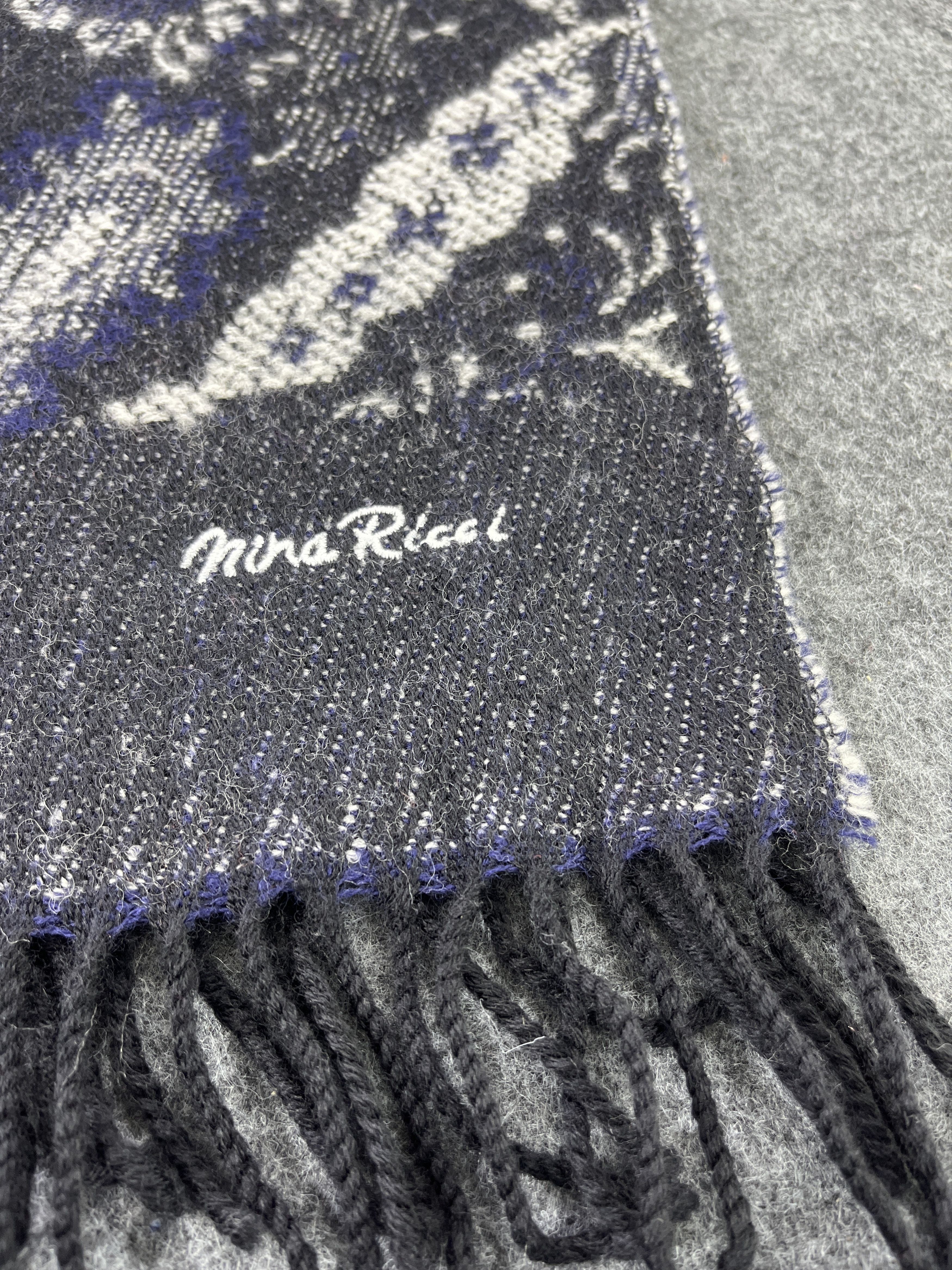 Nina Ricci × Vintage NINA RICCI PAISLEY SCARVES / MUFFLER / NECKWEAR T157 Size ONE SIZE - 8 Thumbnail