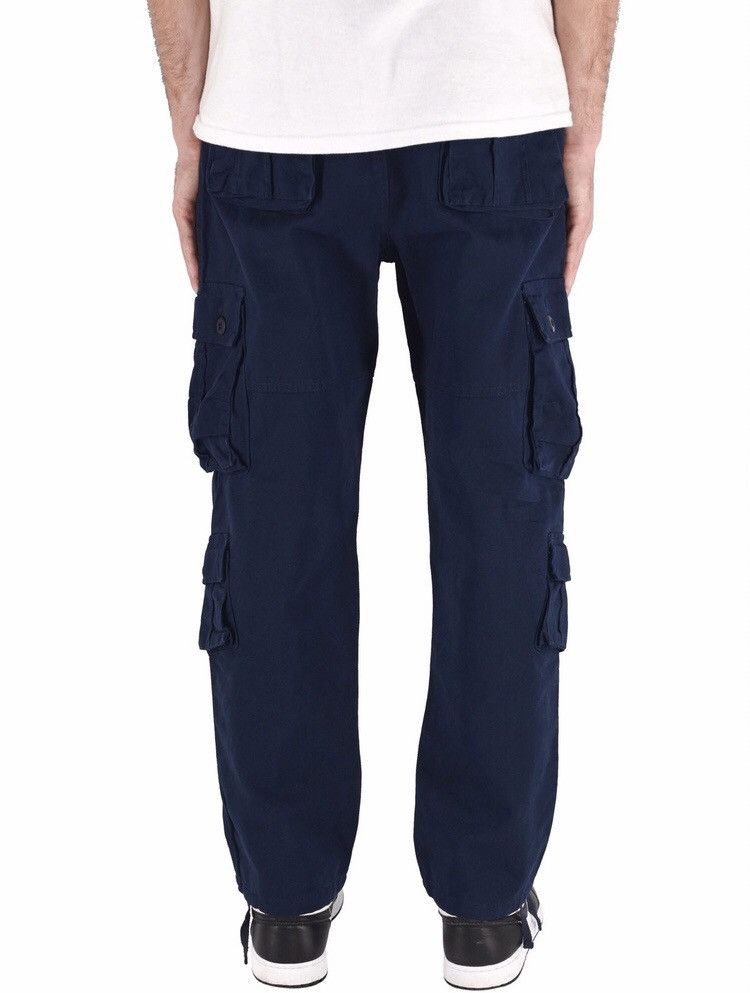 Japanese Brand 8 Pocket Cargo Pants Navy Size US 31 - 4 Thumbnail