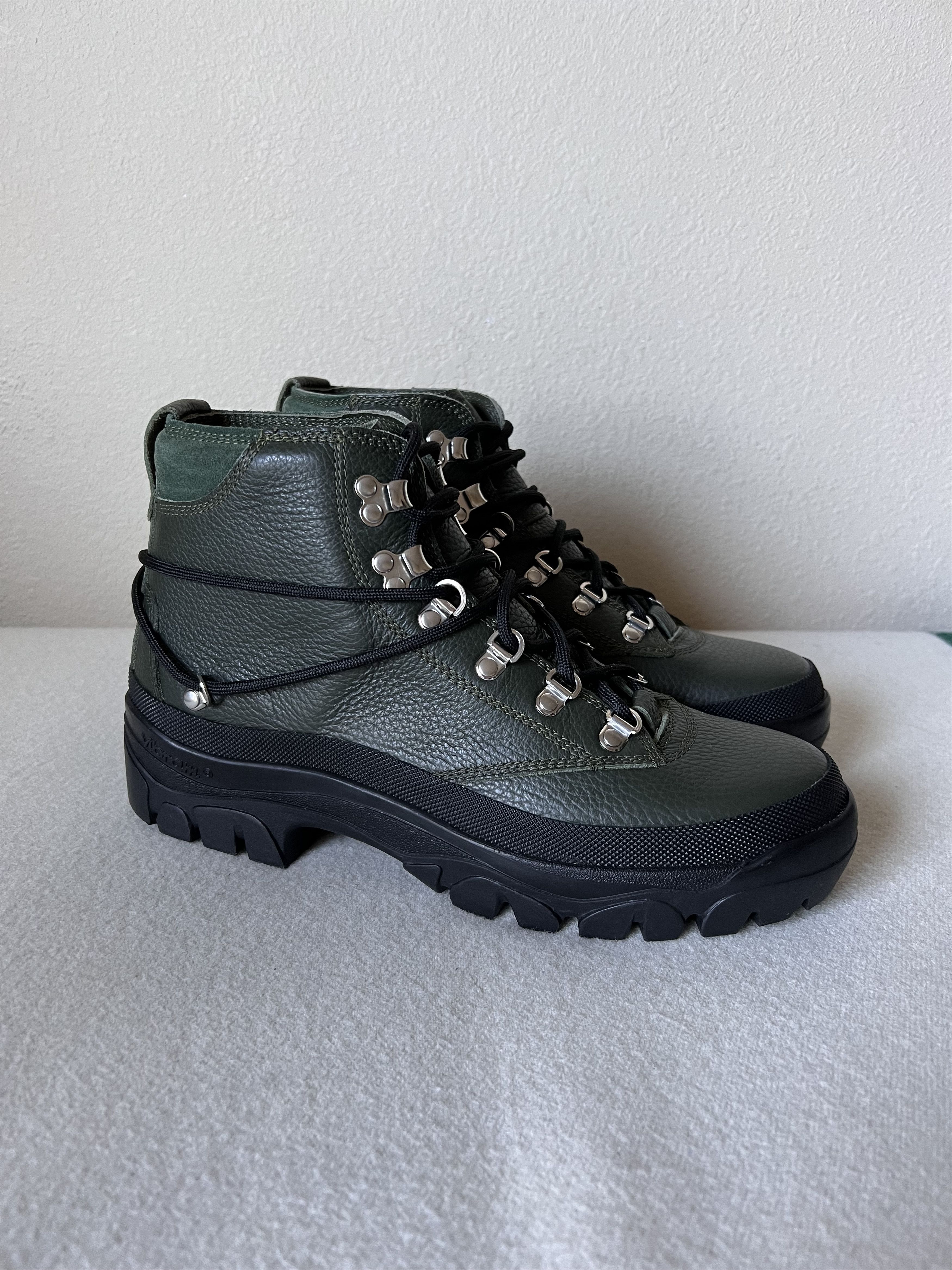 image of Reese Cooper Leather Wilson Boot In Olive, Men's (Size 9)