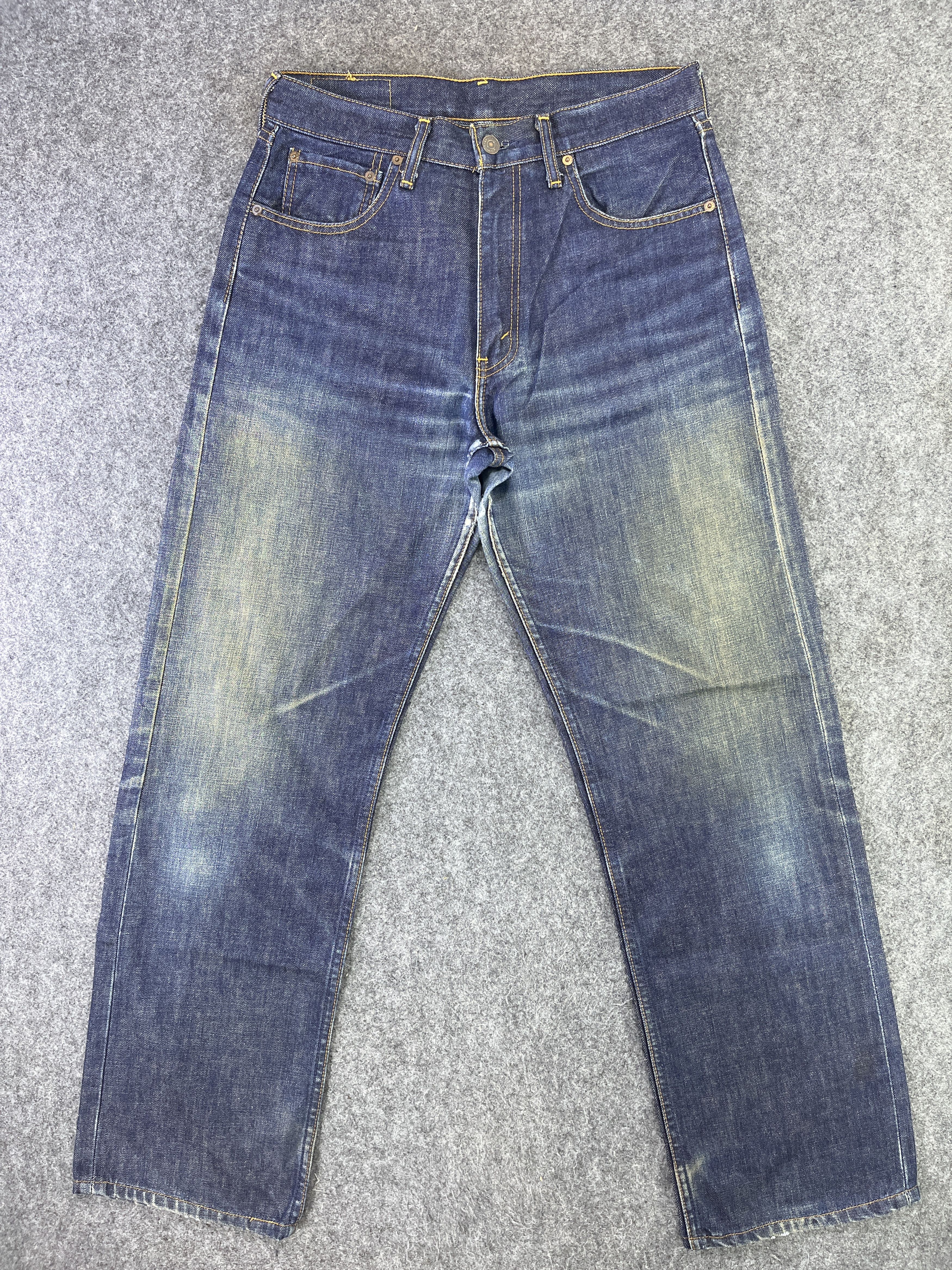 Levi's Vintage Levis 512 Blue Wash Jeans - J913 Size US 31 - 1 Thumbnail