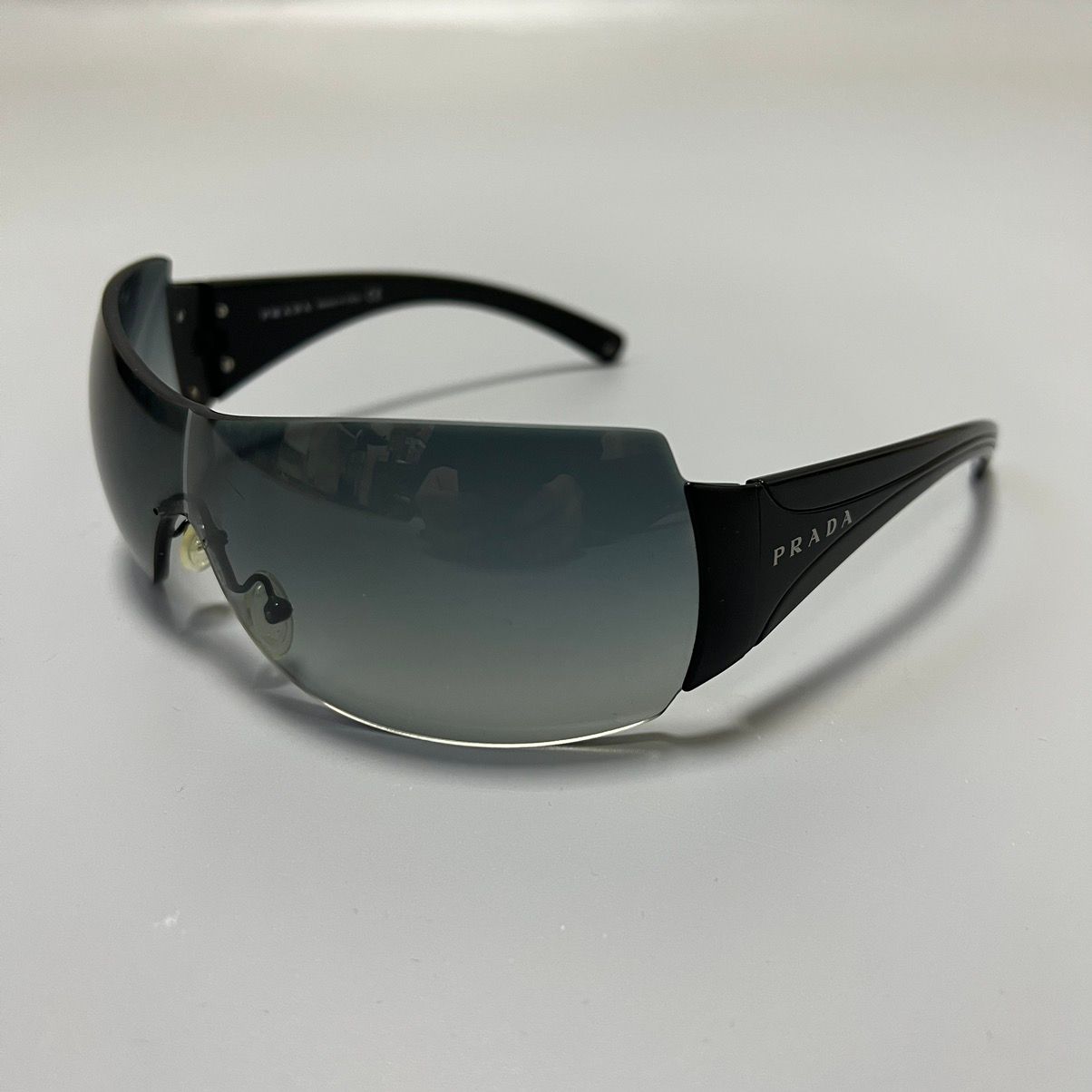 Pre-owned Prada Men's Sunglasses In Black