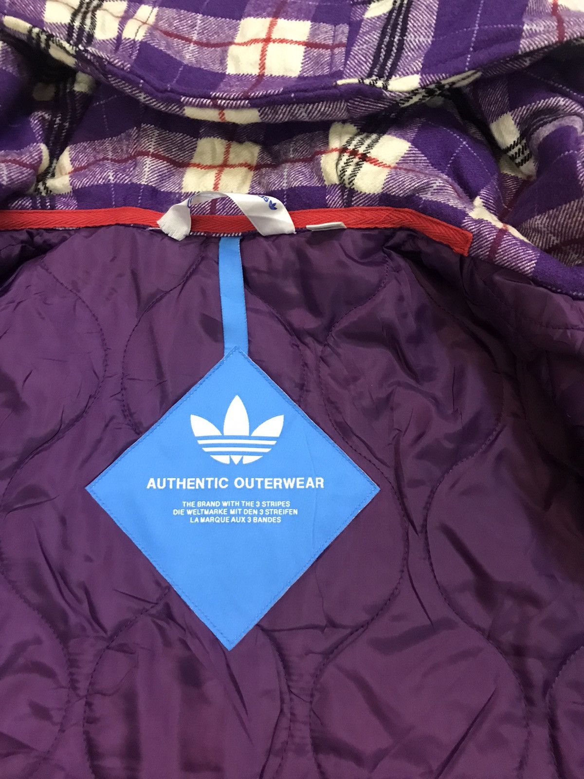 Adidas Offer🔥Adidas Checkered Outerwear Duffle Coat Hoodie Size US M / EU 48-50 / 2 - 10 Thumbnail