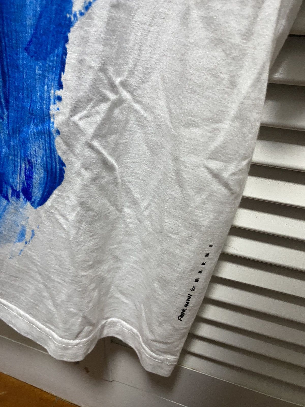 Marni Blue Black Color Print Tee T-shirt Size US M / EU 48-50 / 2 - 4 Thumbnail
