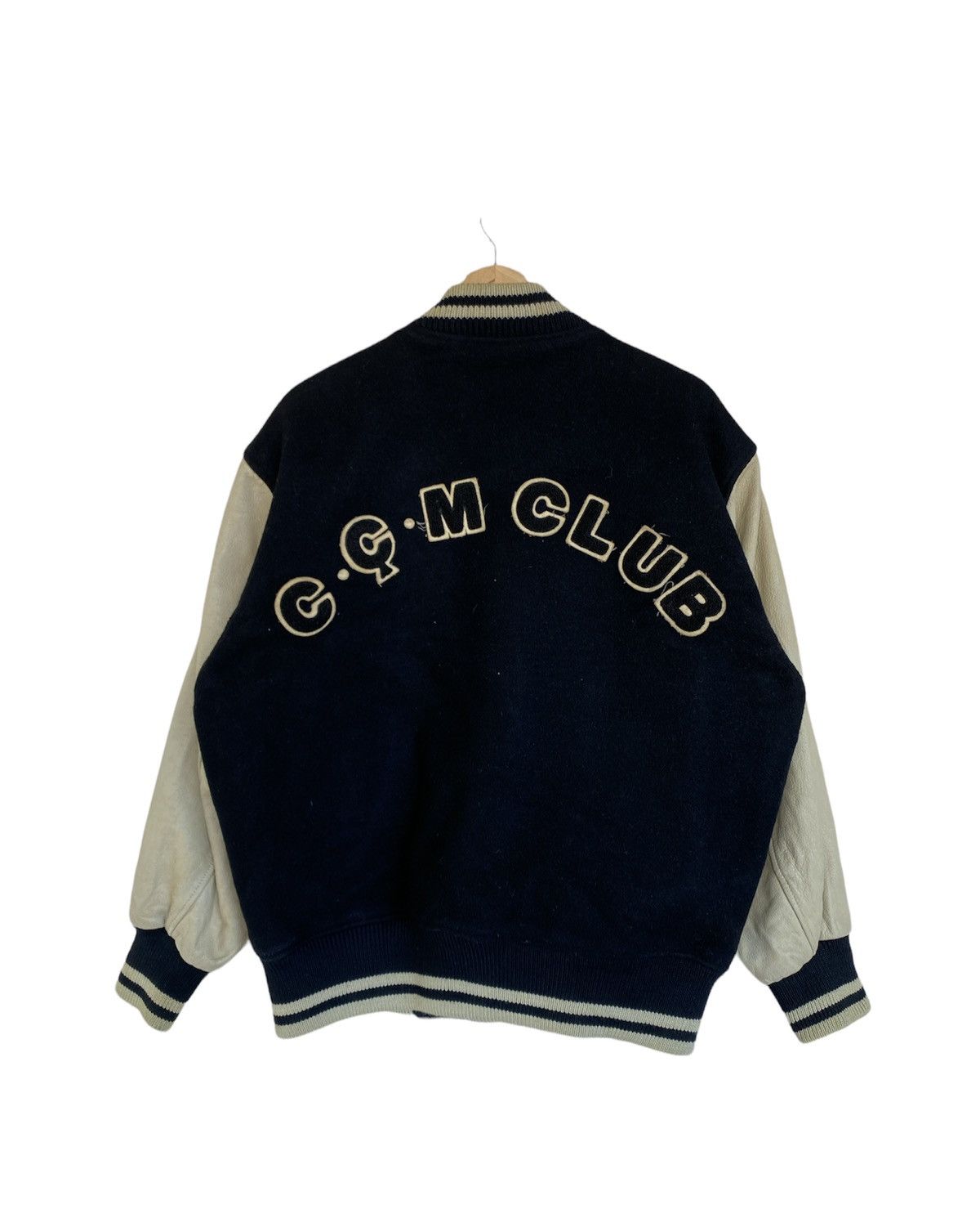 Japanese Brand Vintage 80s Comme Ca Du Mode Varsity Jacket Size US M / EU 48-50 / 2 - 2 Thumbnail