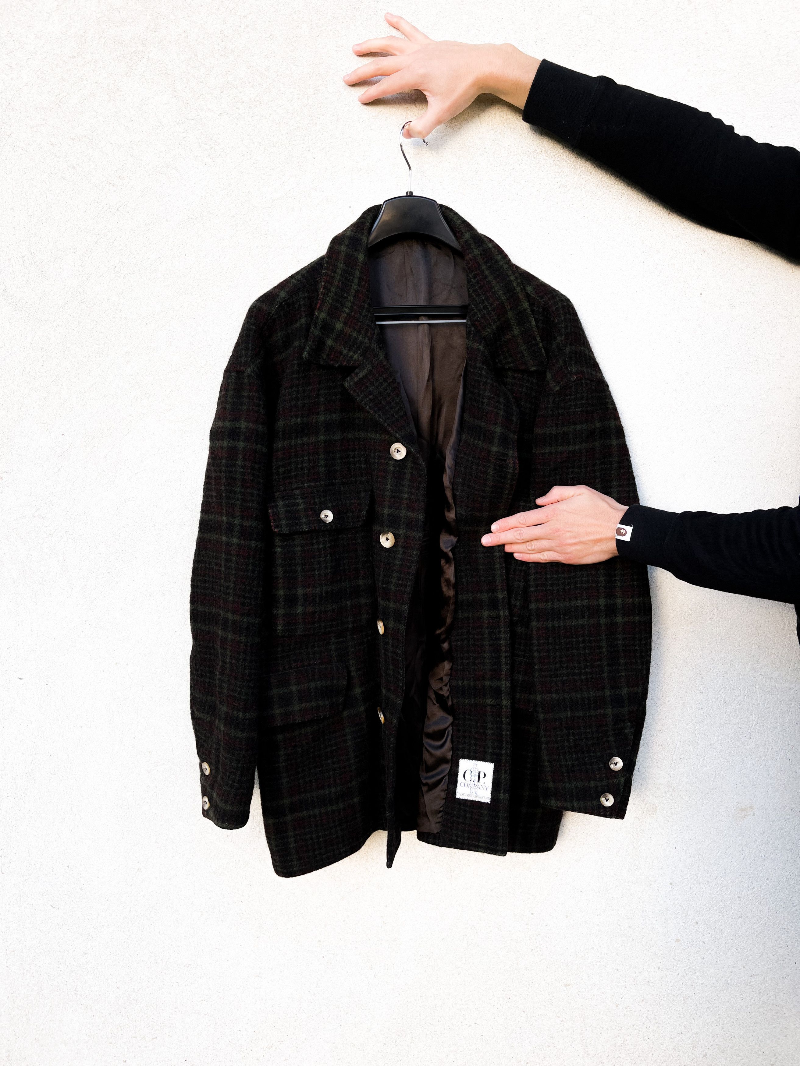 image of Archival Clothing x C P Company Cp Company Massimo Osti Archive Wool Heavy Coat, Men's (Size XL)