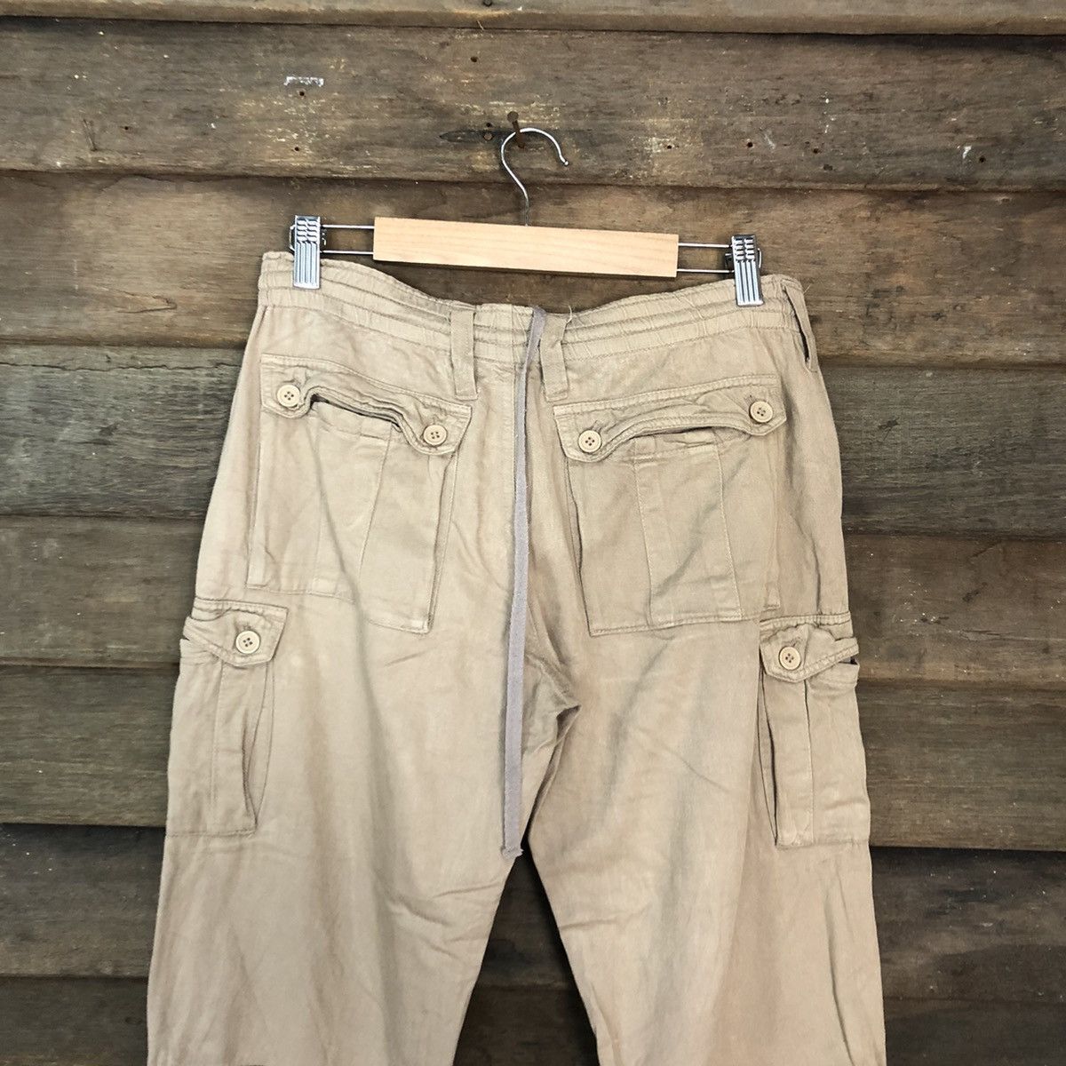 Japanese Brand Japan Brown Multipocket Tactical cropped Cargo Pants #3777 Size US 28 / EU 44 - 10 Thumbnail