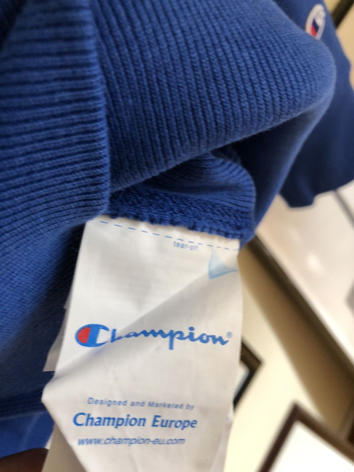 Champion Champion Reverse Weave blue zipped hoodie kanye Size US L / EU 52-54 / 3 - 5 Thumbnail