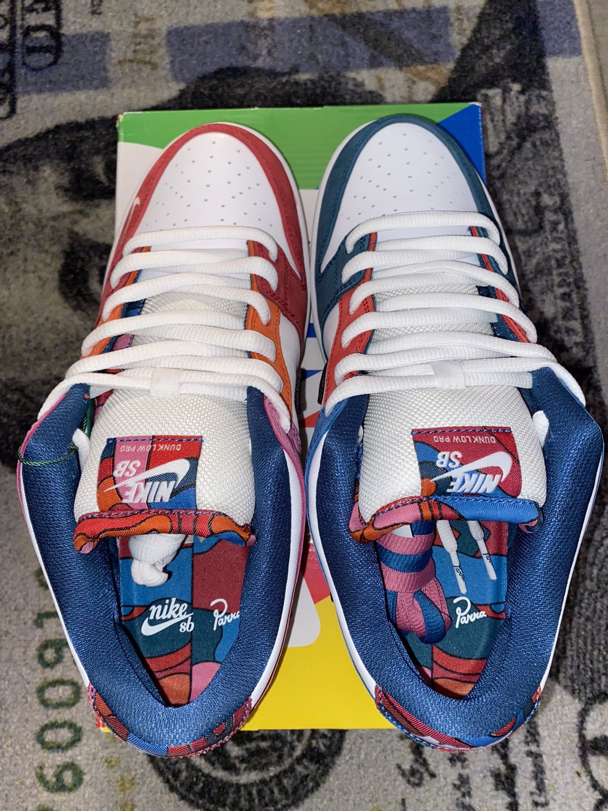 Nike × Parra Nike SB Dunk Low Pro QS Parra (Friends and Family) Size US 9 / EU 42 - 4 Thumbnail