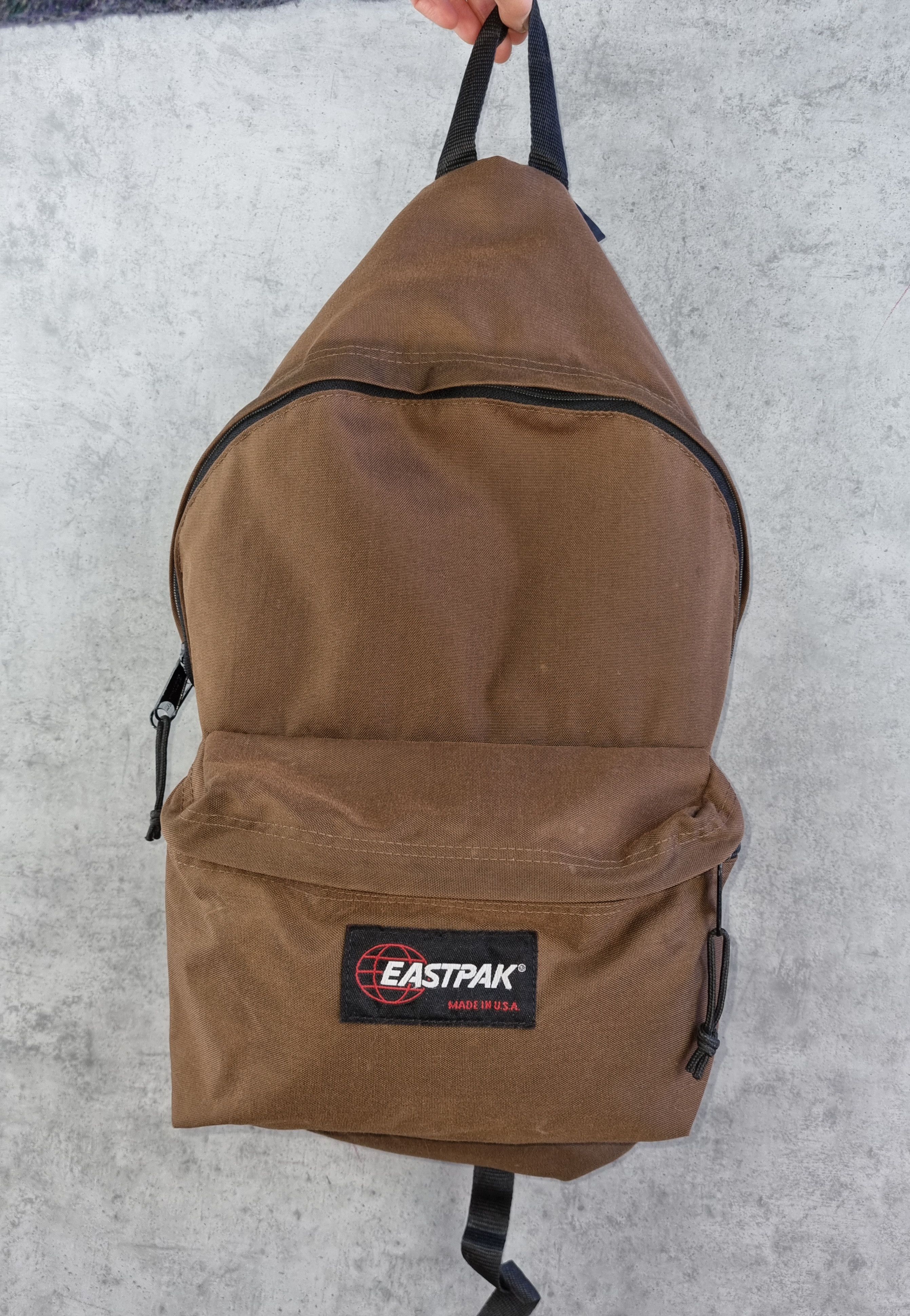 Eastpak × Vintage Rare EASTPAK Brown Backpack Size ONE SIZE - 1 Thumbnail