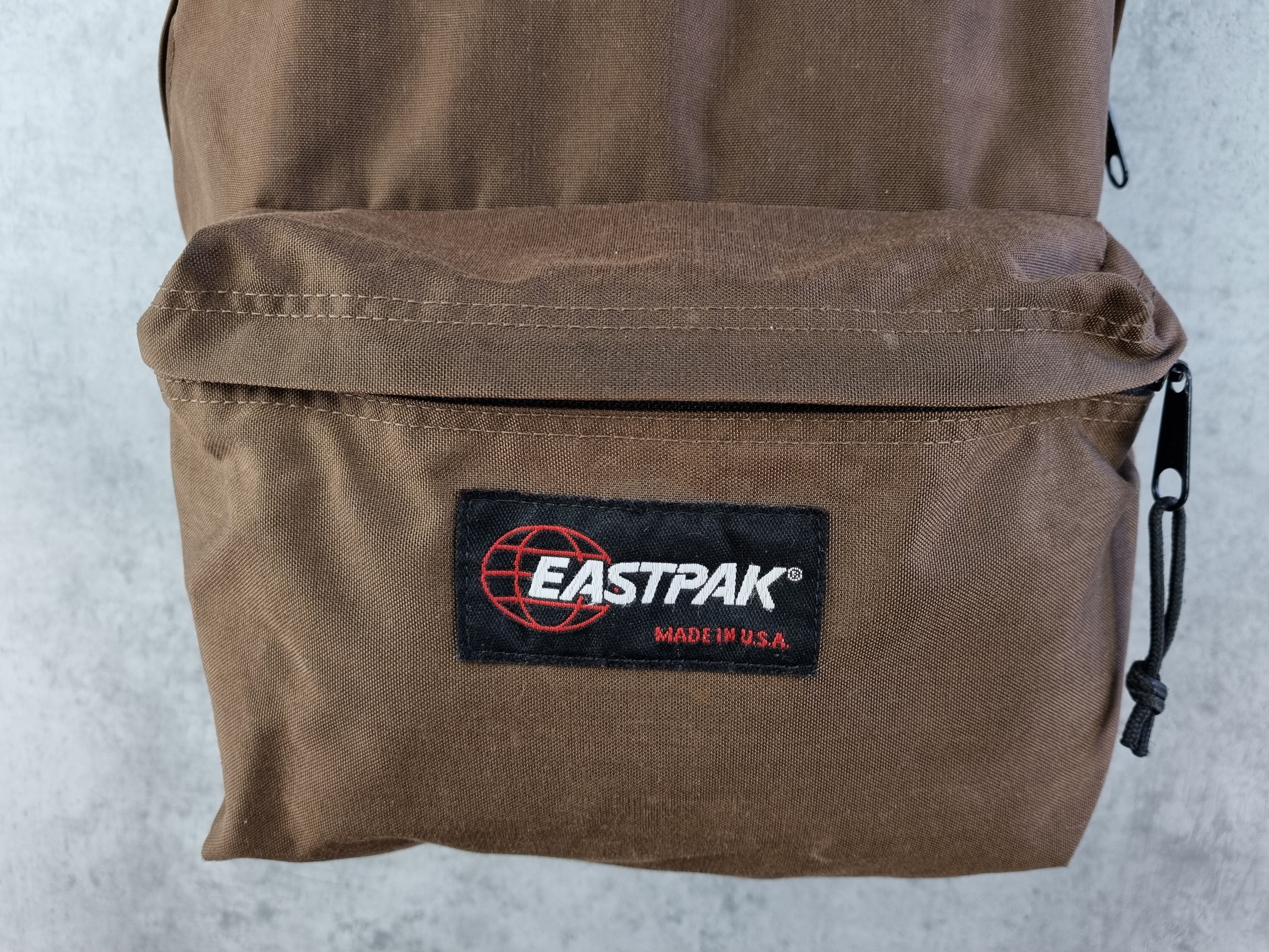 Eastpak × Vintage Rare EASTPAK Brown Backpack Size ONE SIZE - 2 Thumbnail