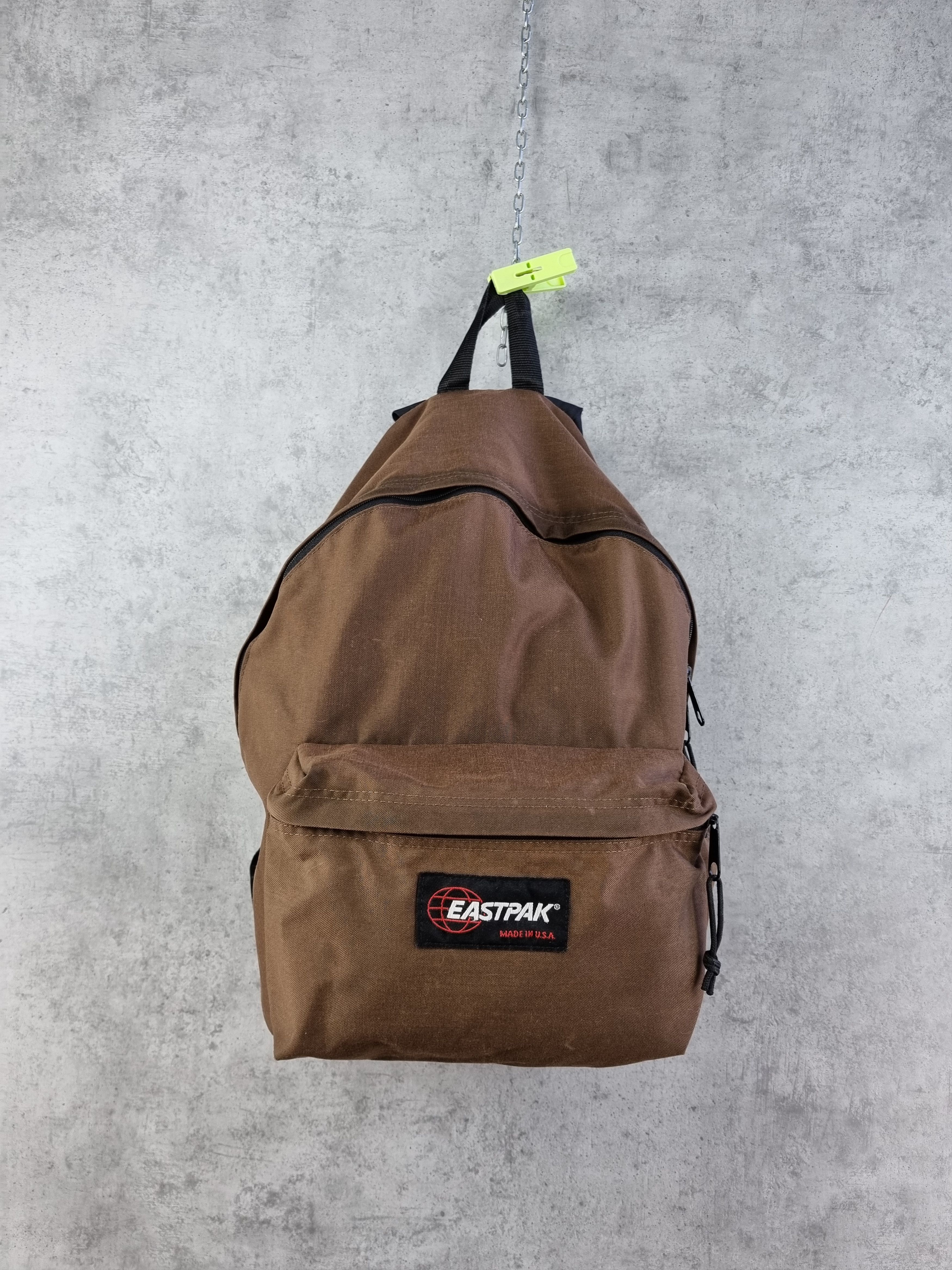 Eastpak × Vintage Rare EASTPAK Brown Backpack Size ONE SIZE - 5 Thumbnail