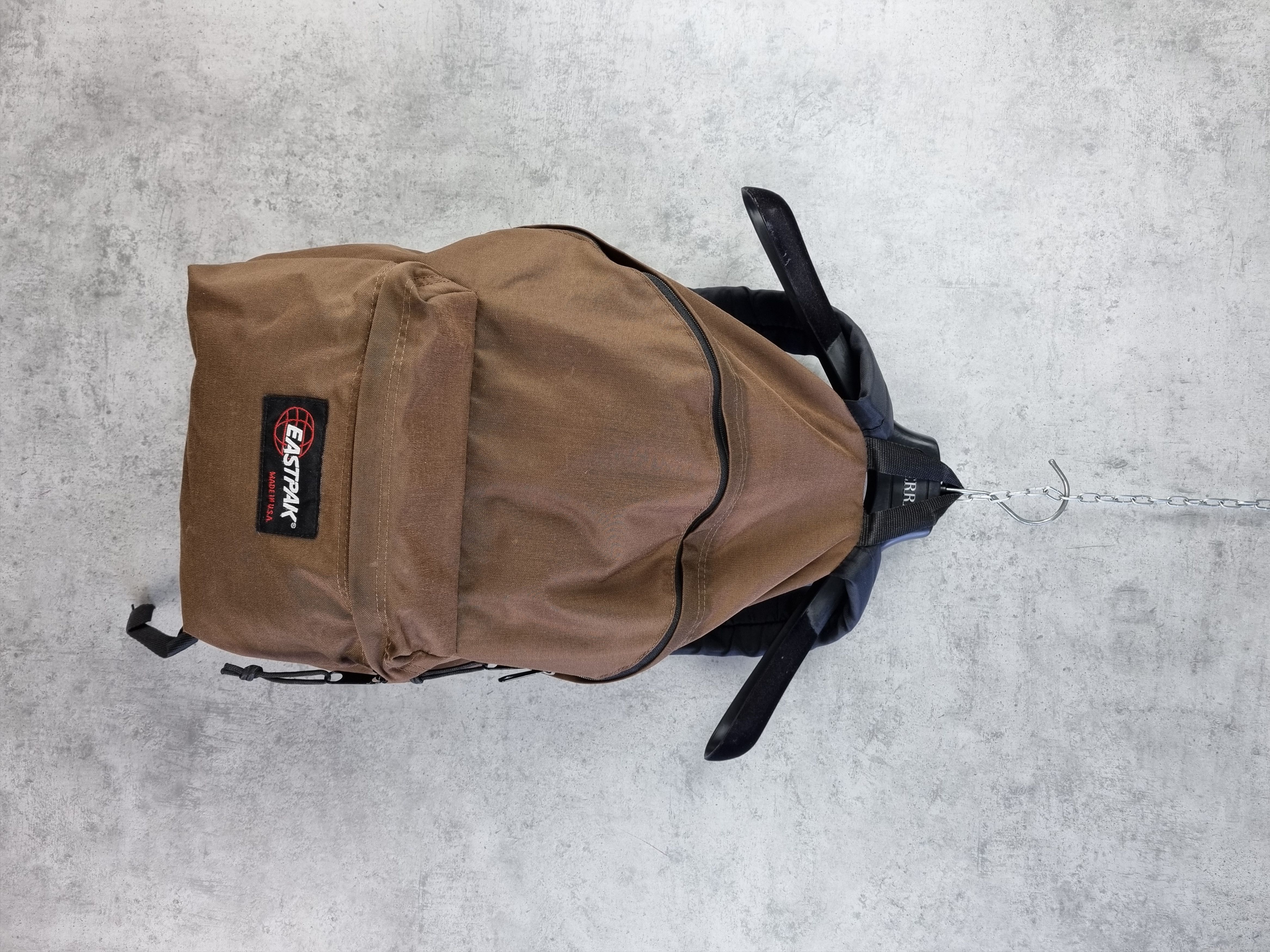 Eastpak × Vintage Rare EASTPAK Brown Backpack Size ONE SIZE - 16 Thumbnail