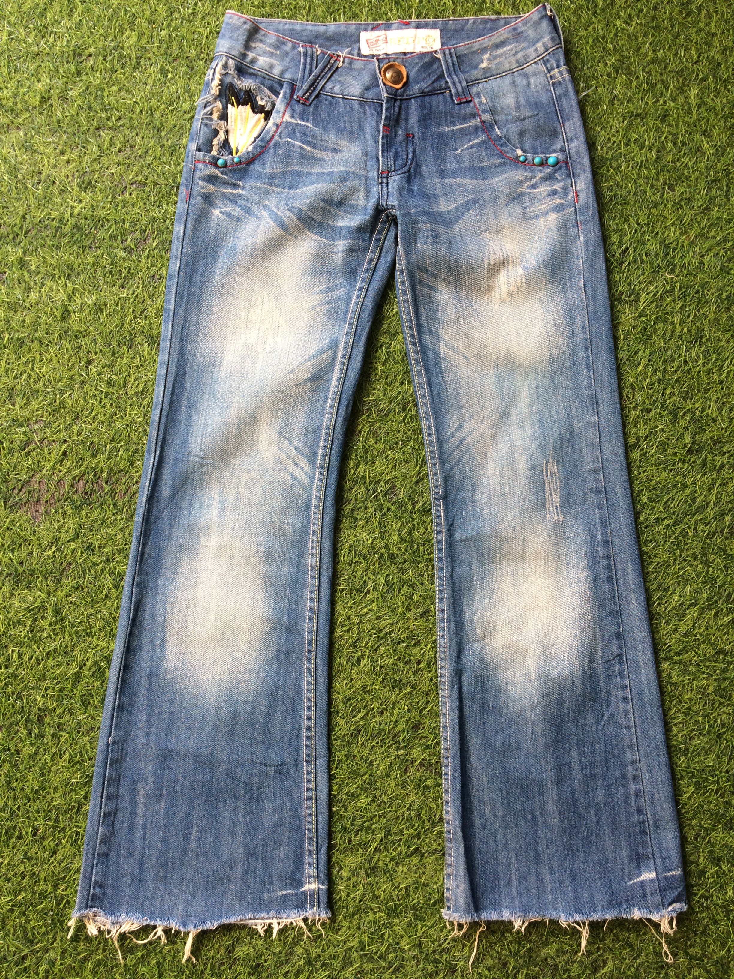 Japanese Brand Red Pepper Bootcut Denim Jeans #D-443 Size 26" / US 2 / IT 38 - 1 Thumbnail