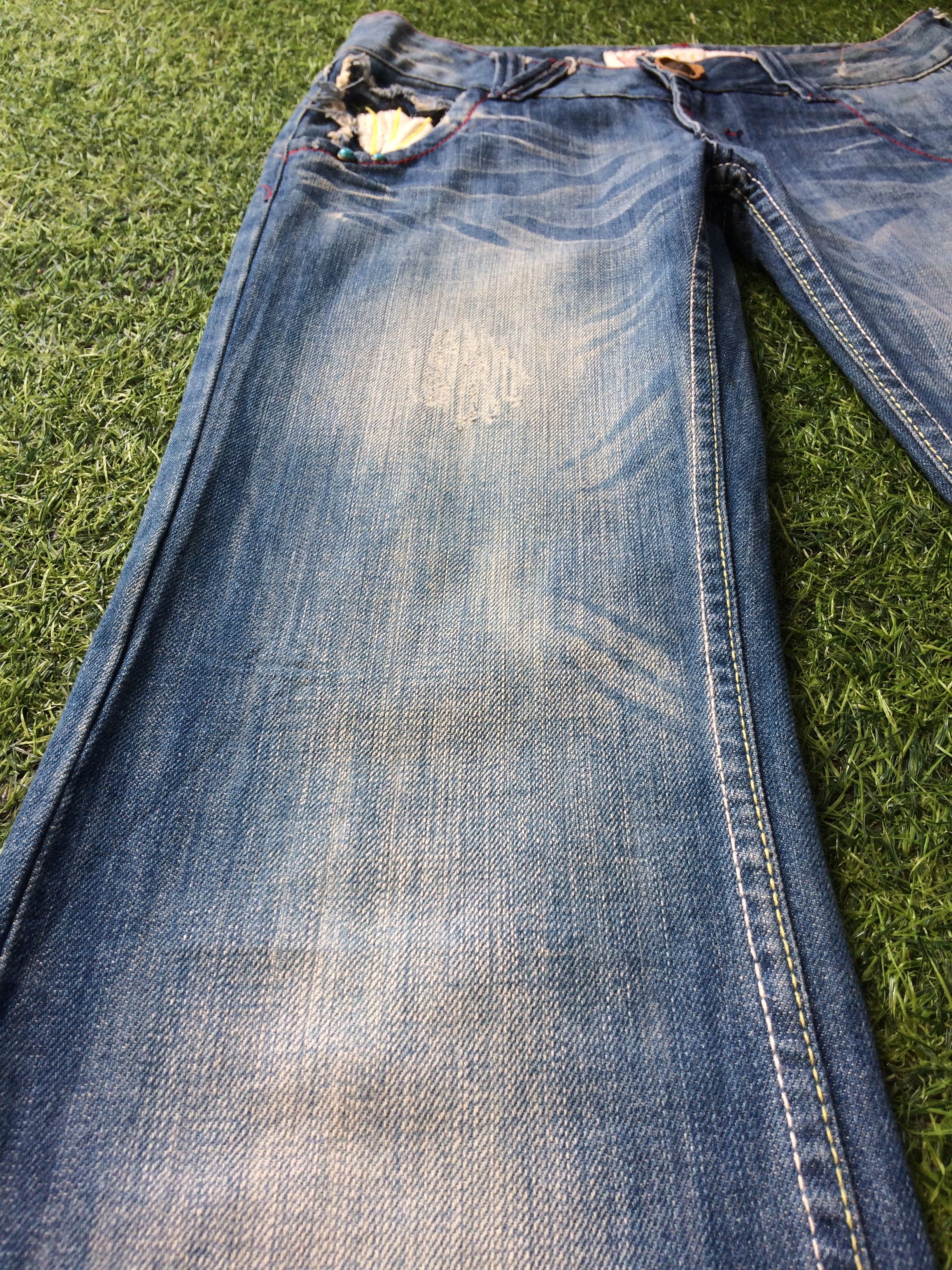 Japanese Brand Red Pepper Bootcut Denim Jeans #D-443 Size 26" / US 2 / IT 38 - 6 Thumbnail