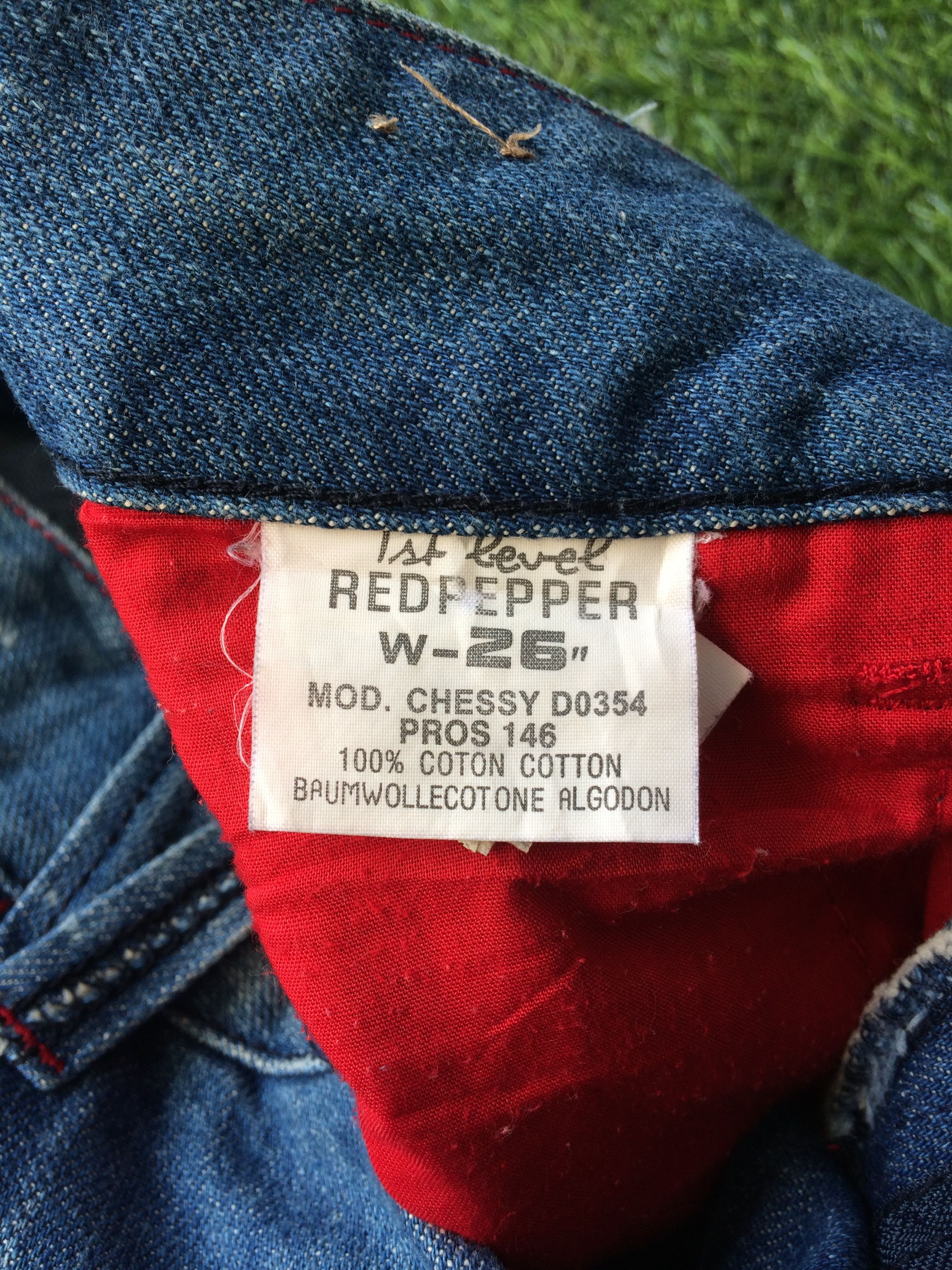 Japanese Brand Red Pepper Bootcut Denim Jeans #D-443 Size 26" / US 2 / IT 38 - 12 Thumbnail