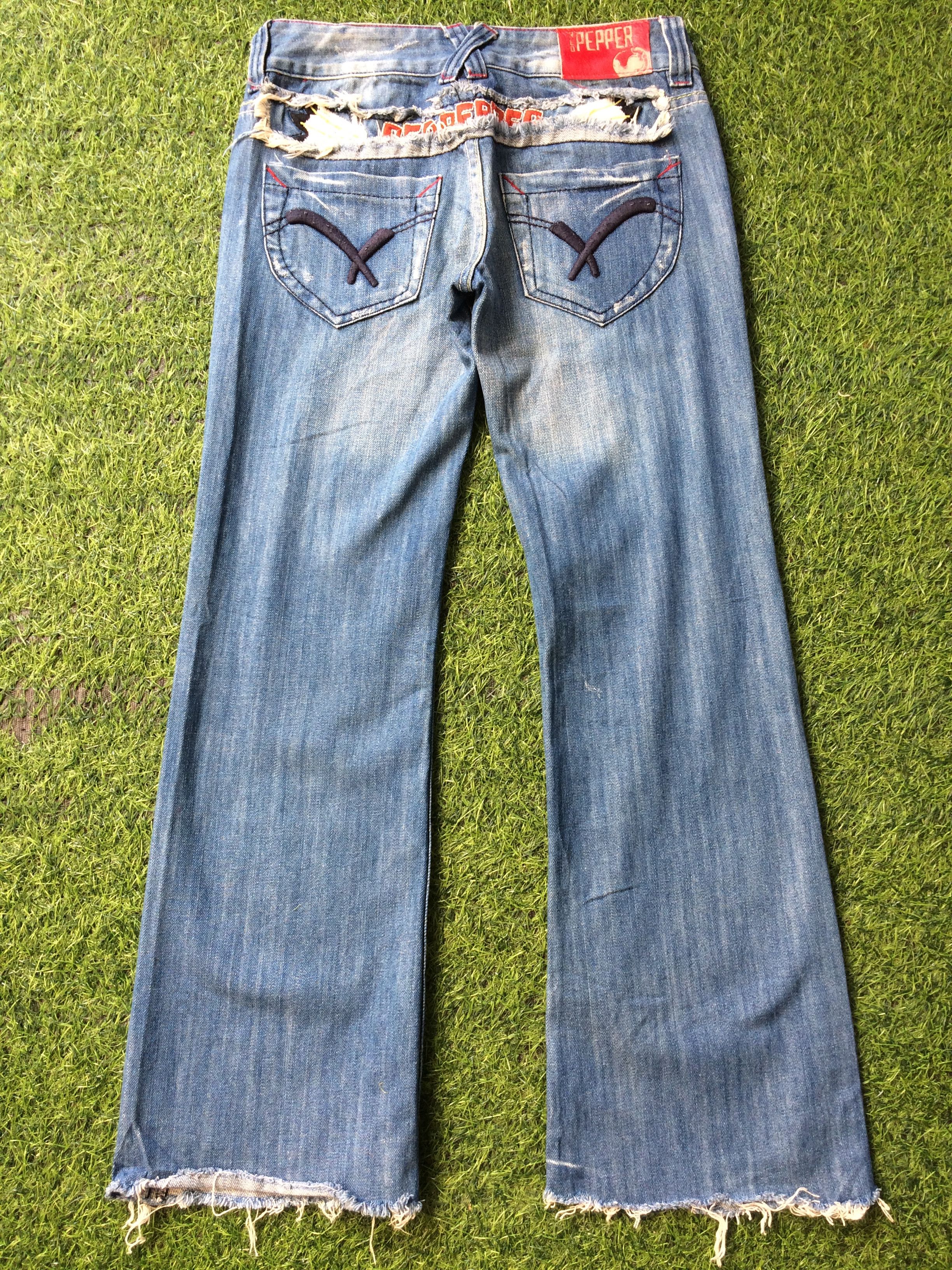 Japanese Brand Red Pepper Bootcut Denim Jeans #D-443 Size 26" / US 2 / IT 38 - 2 Thumbnail