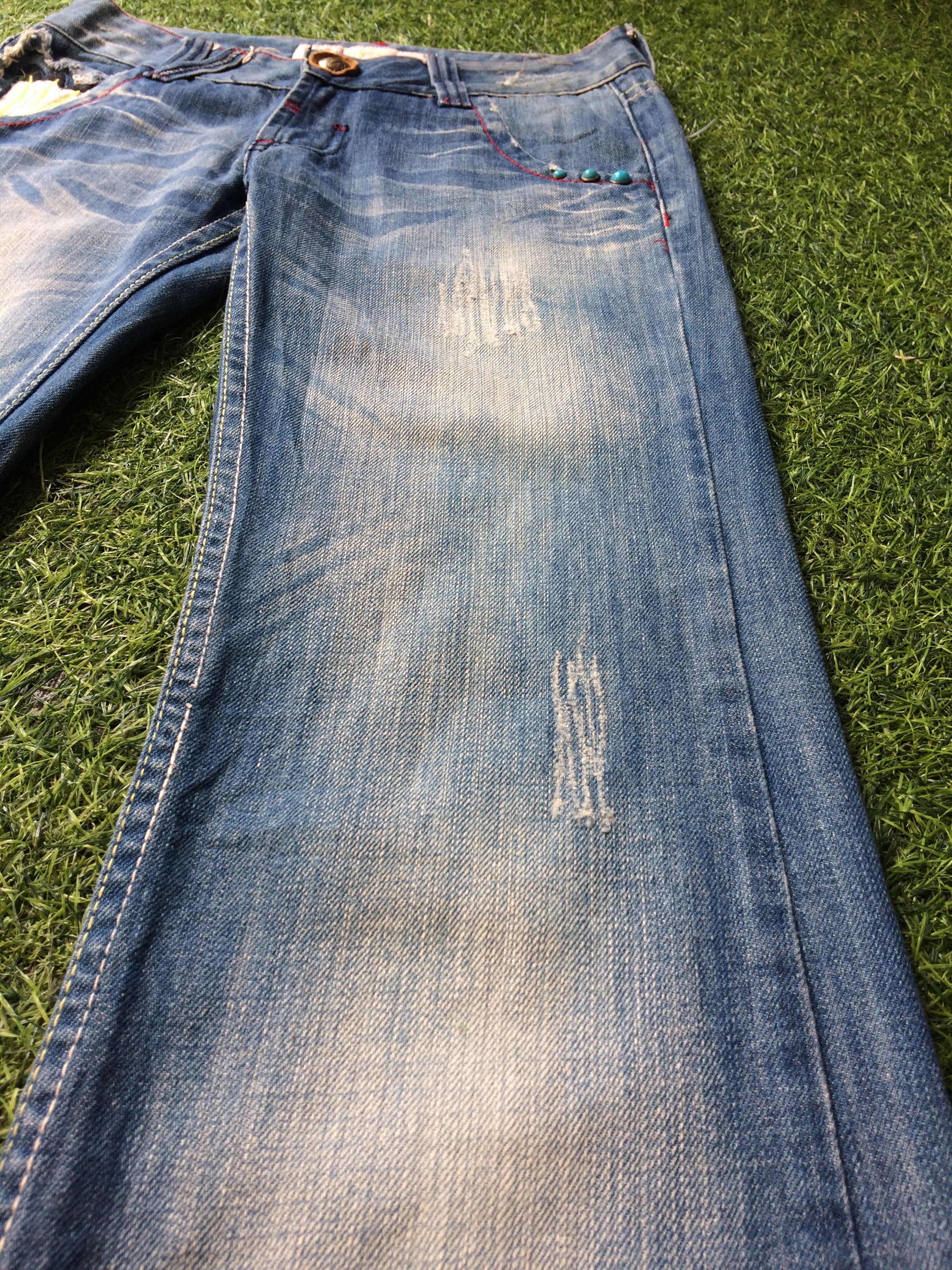 Japanese Brand Red Pepper Bootcut Denim Jeans #D-443 Size 26" / US 2 / IT 38 - 7 Thumbnail