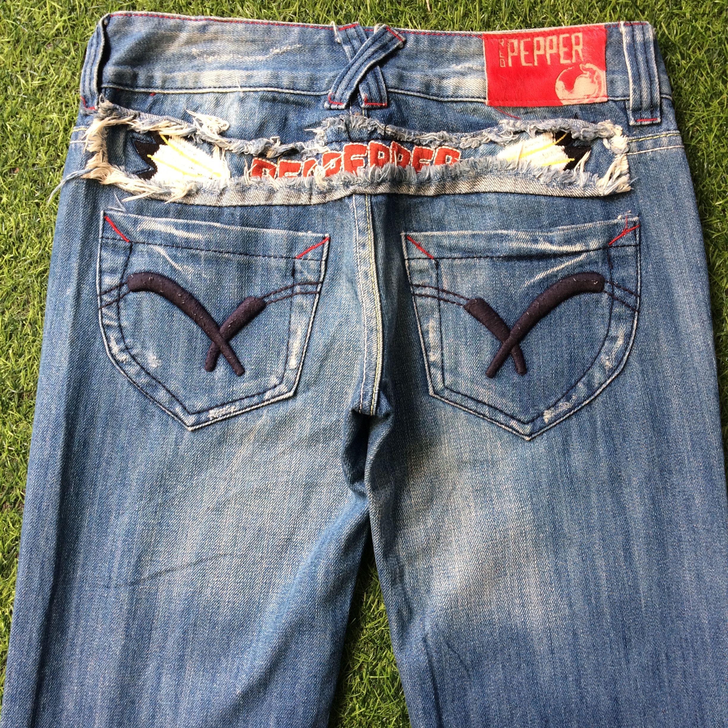 Japanese Brand Red Pepper Bootcut Denim Jeans #D-443 Size 26" / US 2 / IT 38 - 4 Thumbnail