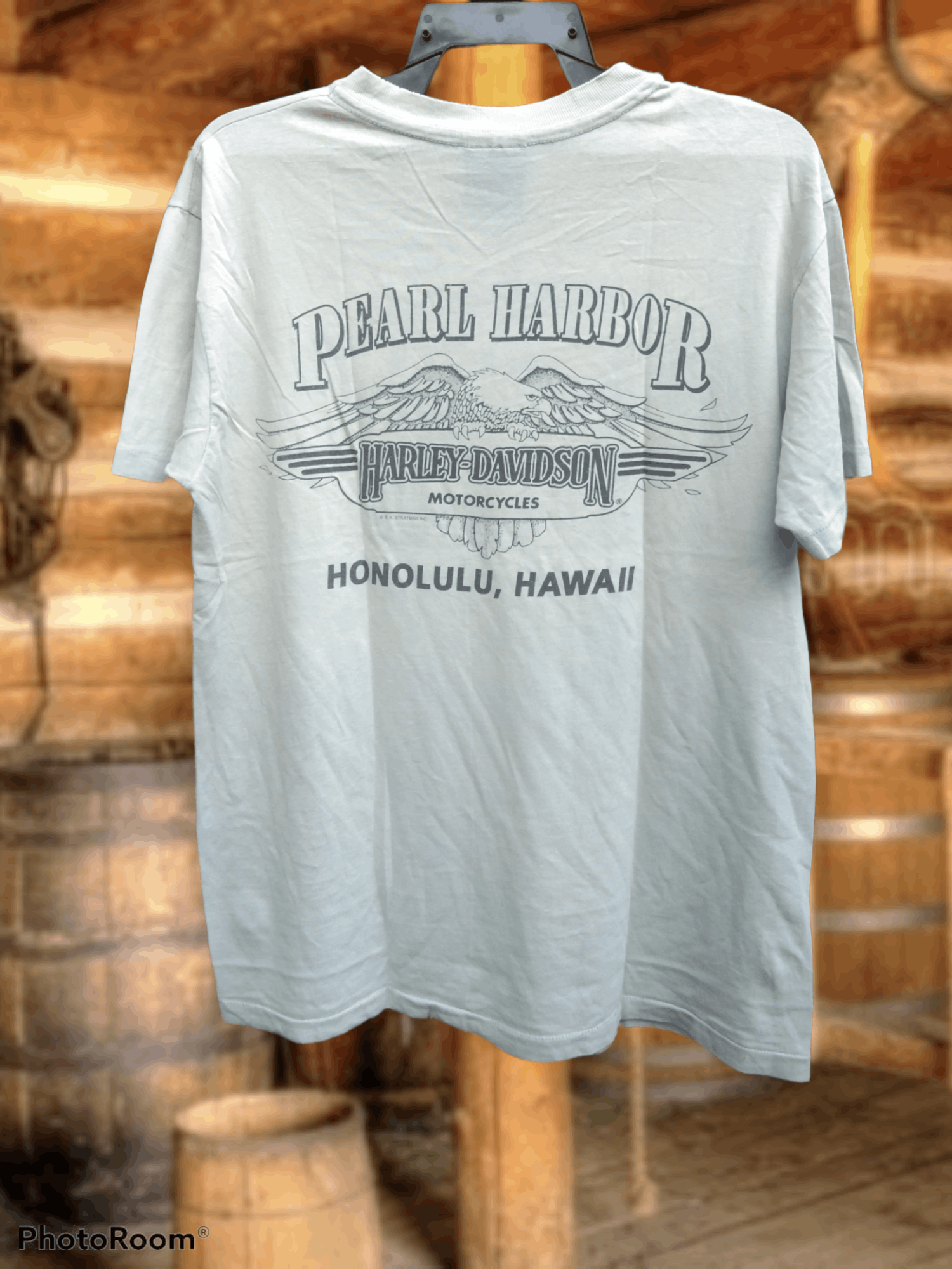 Harley Davidson VINTAGE 1991 HEAVILY USED HARLEY DAVIDSON TSHIRT Size US M / EU 48-50 / 2 - 2 Thumbnail