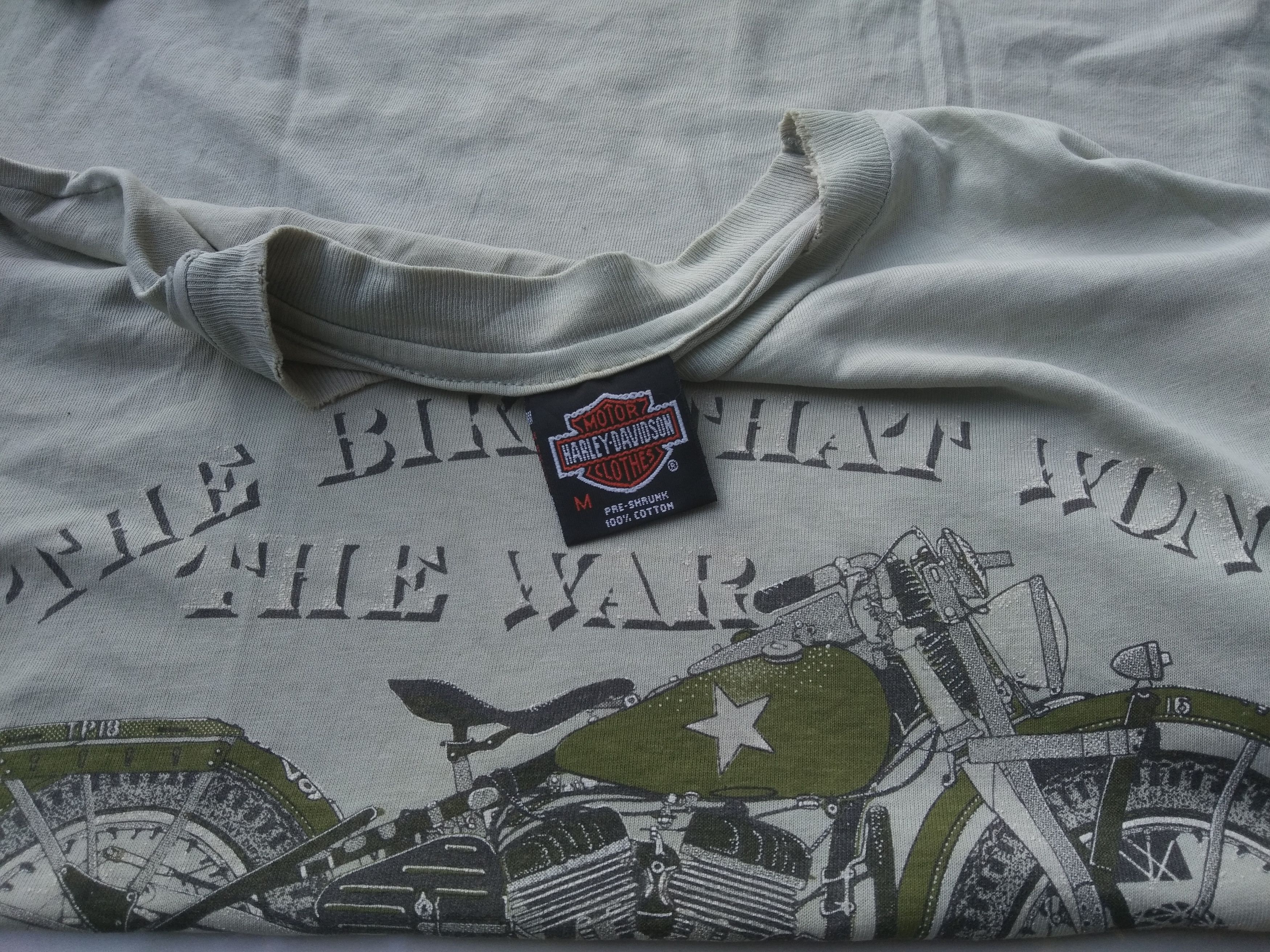 Harley Davidson VINTAGE 1991 HEAVILY USED HARLEY DAVIDSON TSHIRT Size US M / EU 48-50 / 2 - 9 Thumbnail
