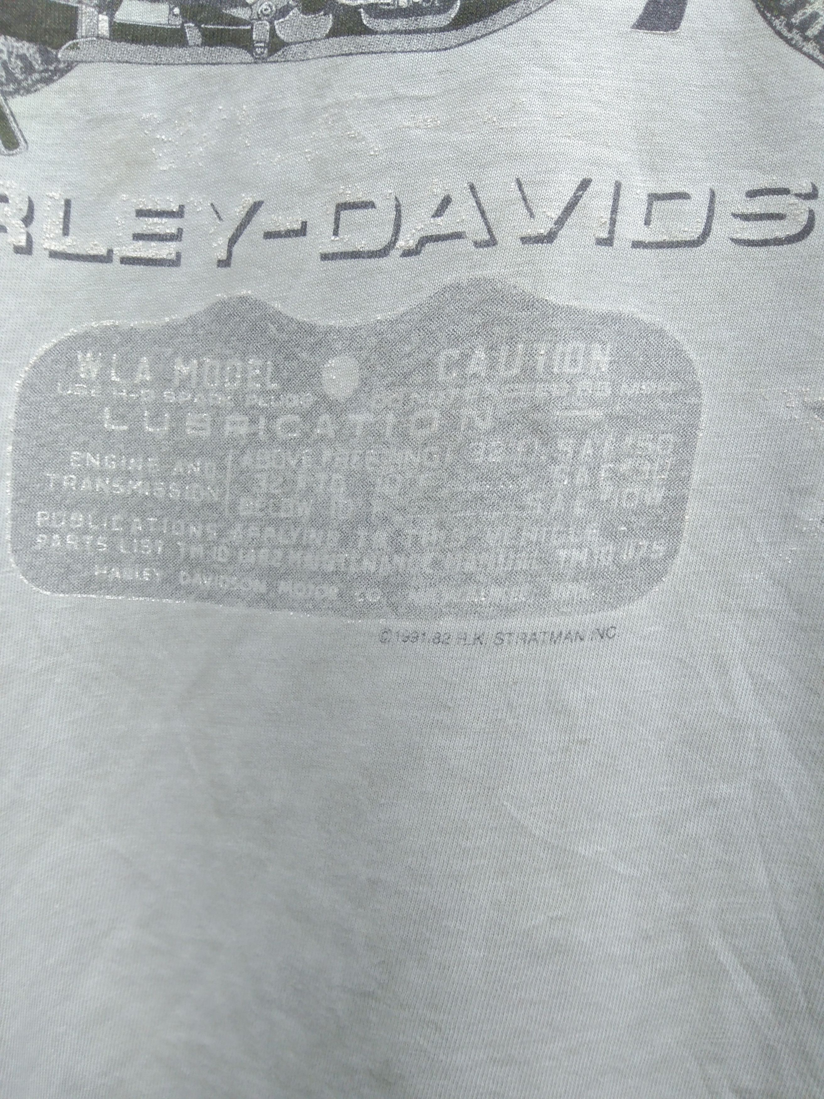 Harley Davidson VINTAGE 1991 HEAVILY USED HARLEY DAVIDSON TSHIRT Size US M / EU 48-50 / 2 - 4 Thumbnail
