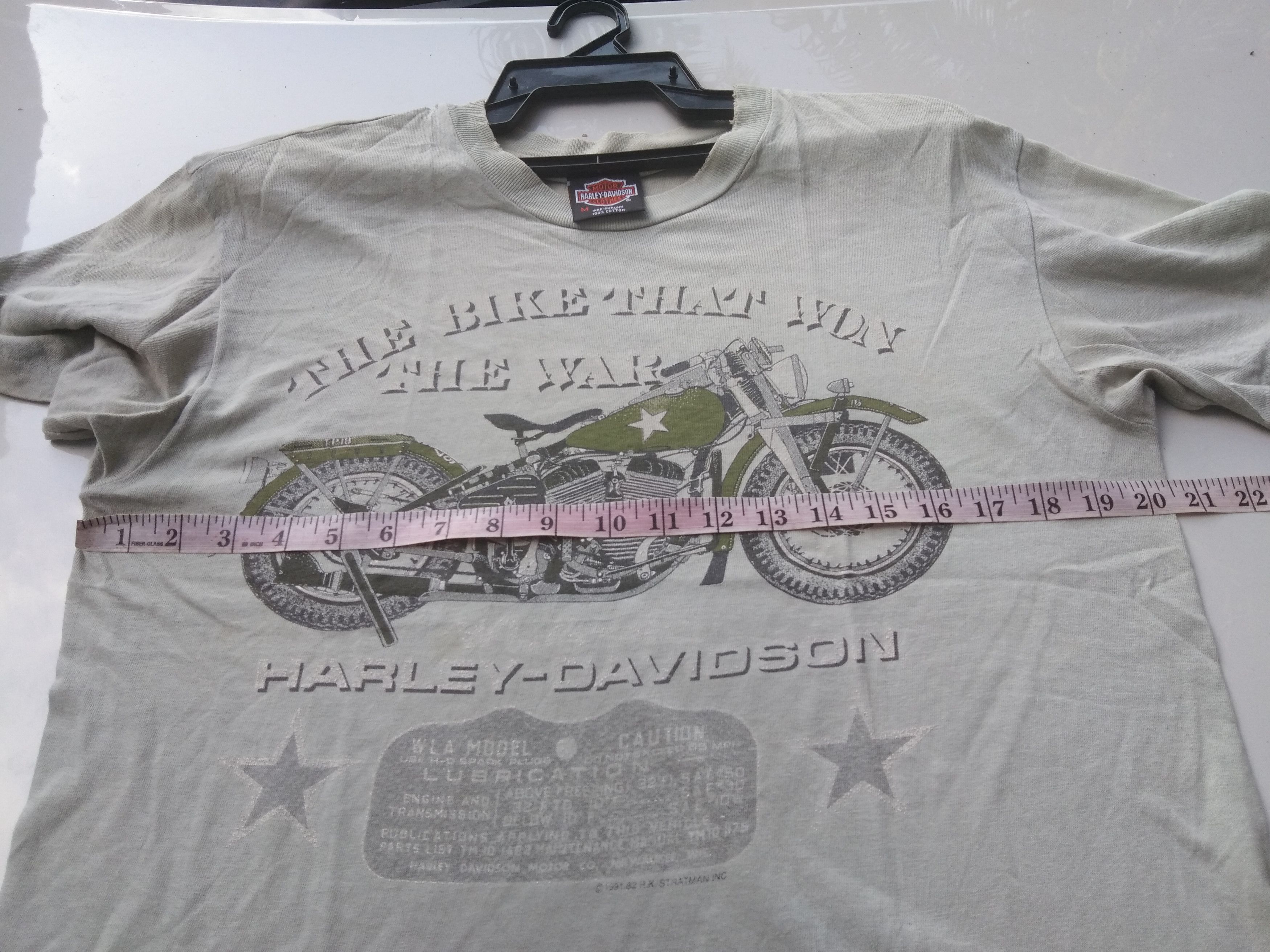 Harley Davidson VINTAGE 1991 HEAVILY USED HARLEY DAVIDSON TSHIRT Size US M / EU 48-50 / 2 - 8 Thumbnail