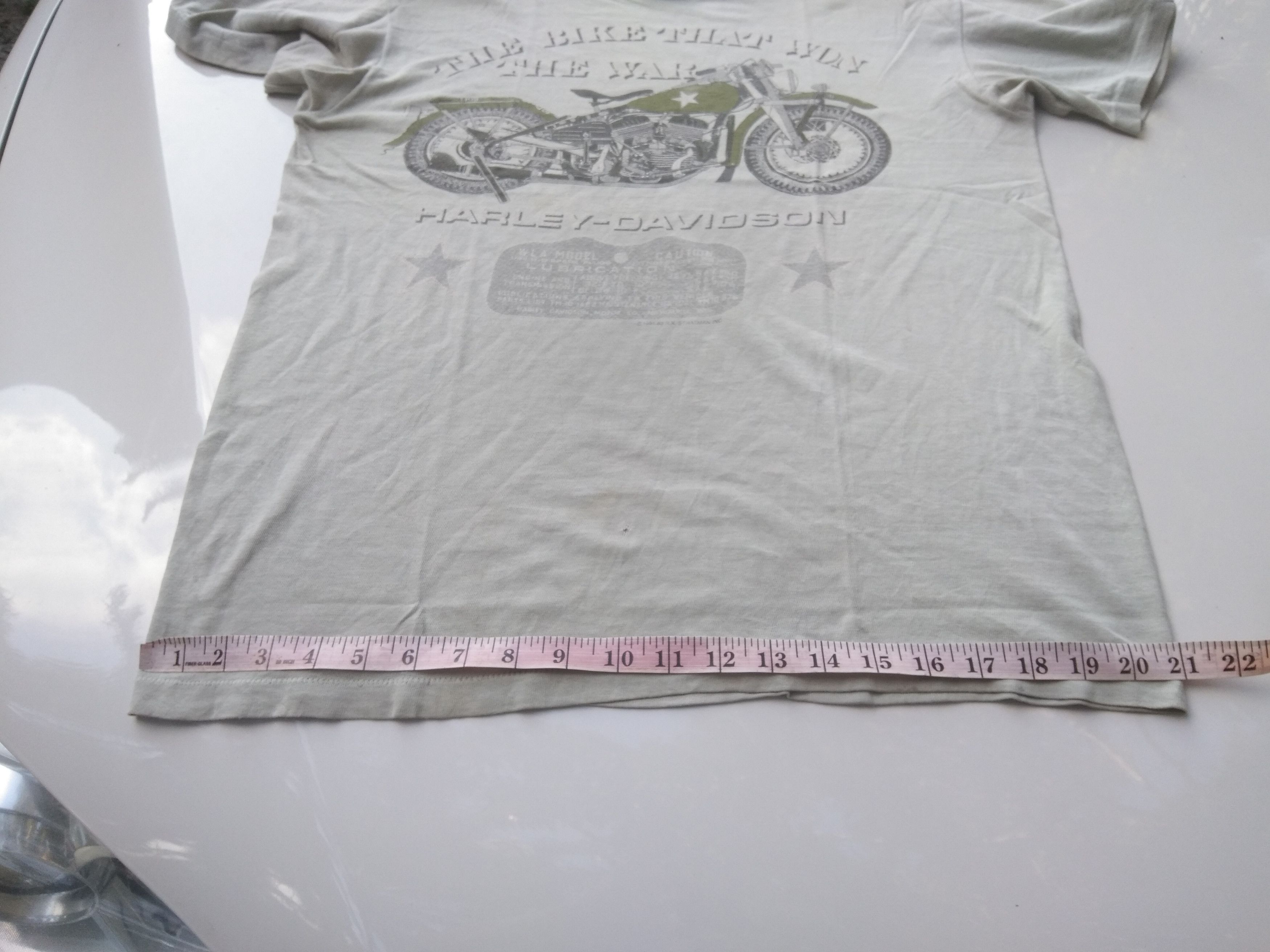 Harley Davidson VINTAGE 1991 HEAVILY USED HARLEY DAVIDSON TSHIRT Size US M / EU 48-50 / 2 - 7 Thumbnail