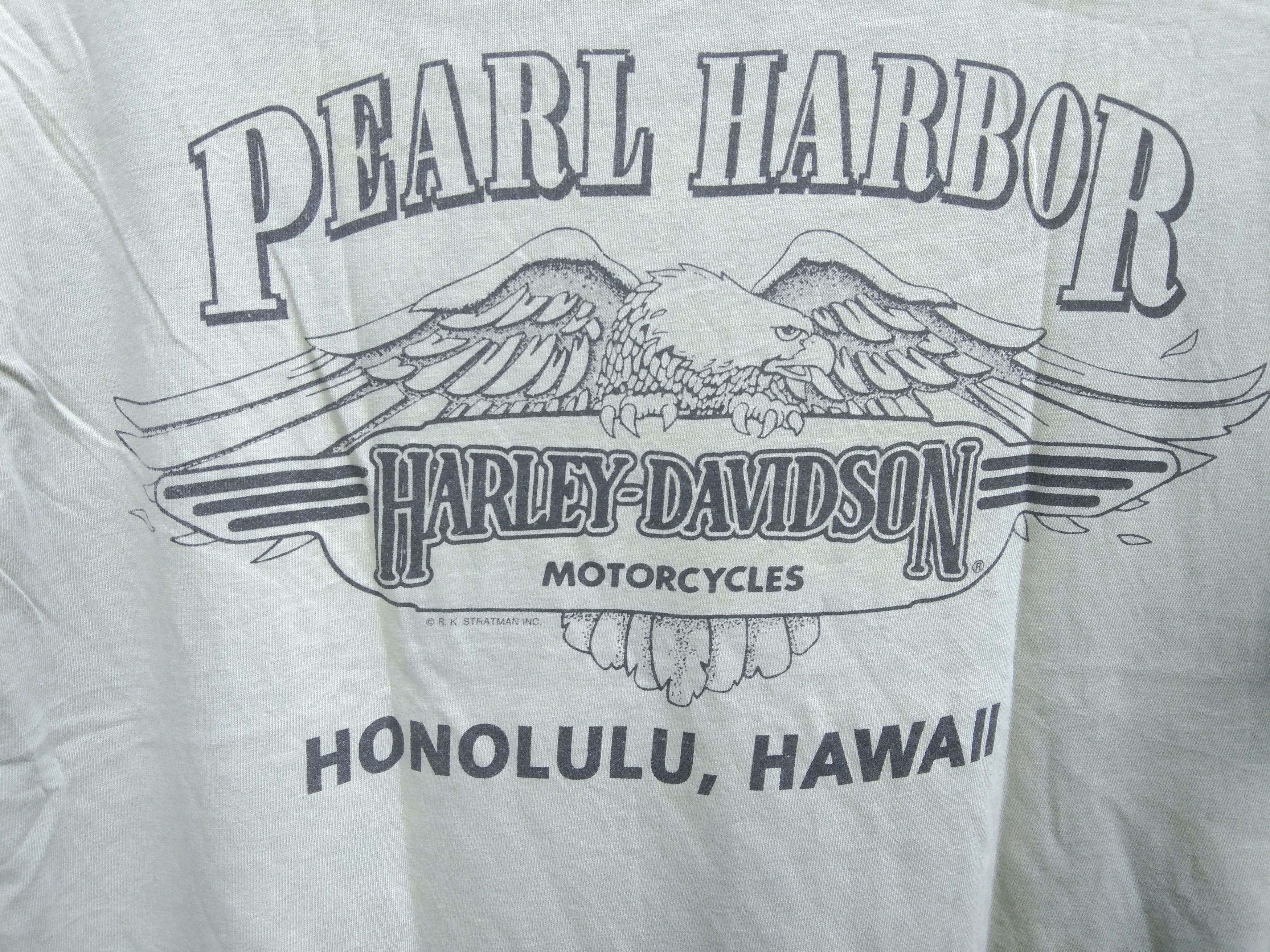 Harley Davidson VINTAGE 1991 HEAVILY USED HARLEY DAVIDSON TSHIRT Size US M / EU 48-50 / 2 - 3 Thumbnail