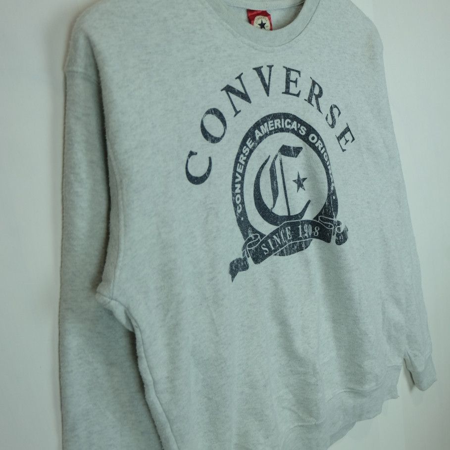 Converse CONVERSE Big Spell Out Logo Sweatshirts Jumper Size M / US 6-8 / IT 42-44 - 4 Thumbnail