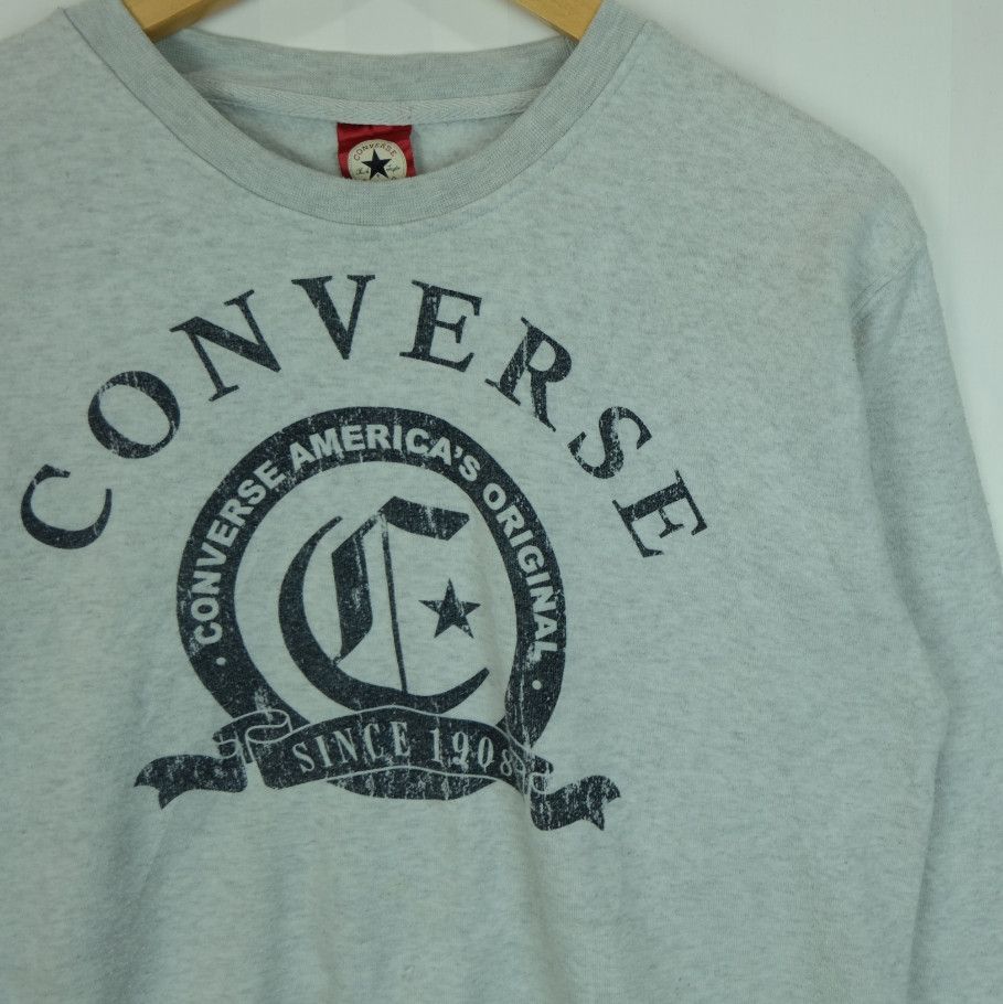 Converse CONVERSE Big Spell Out Logo Sweatshirts Jumper Size M / US 6-8 / IT 42-44 - 3 Thumbnail