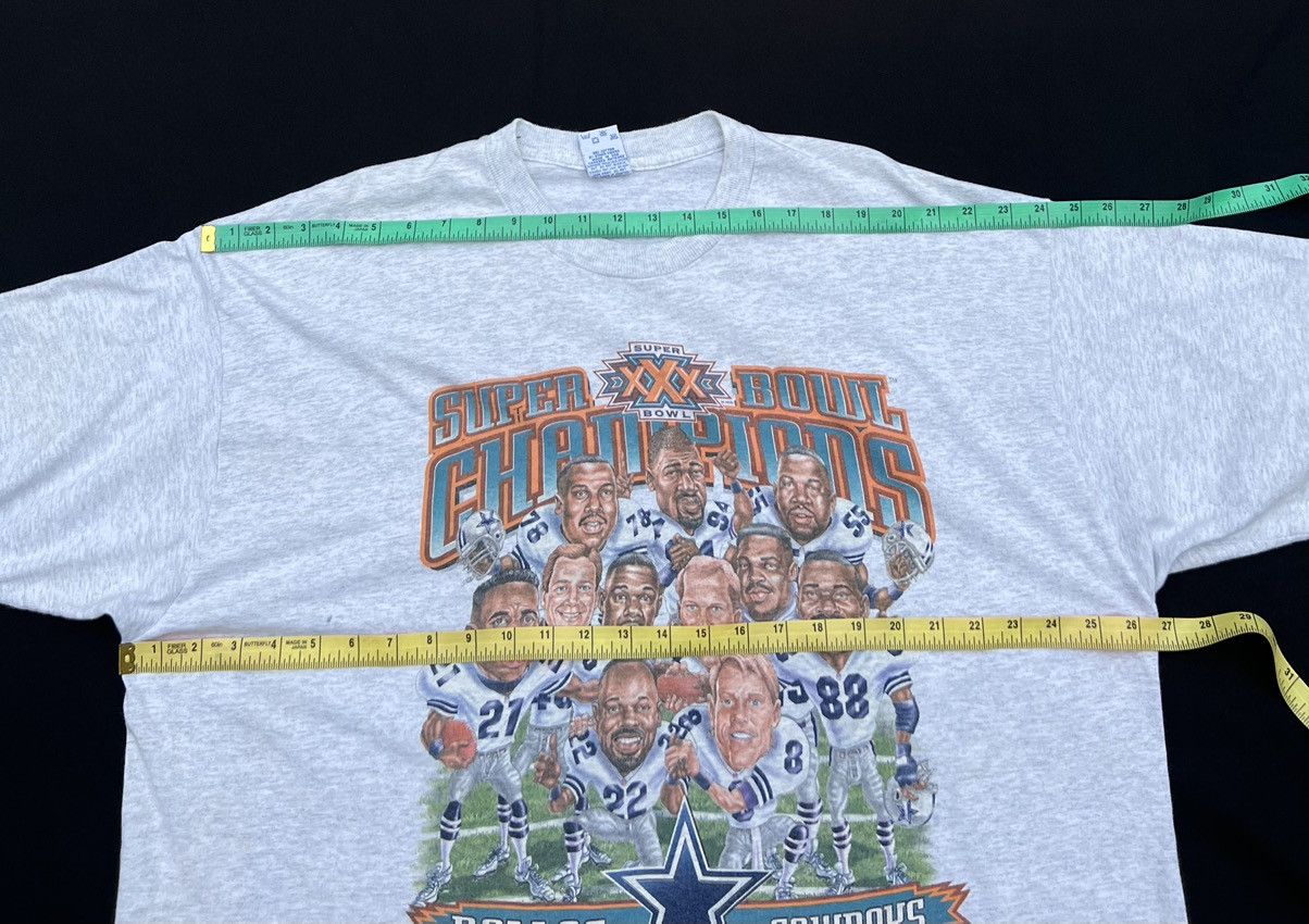 NFL 1995 Super Bowl Champions Dallas Cowboys Caricature t shirt Size US XXL / EU 58 / 5 - 2 Thumbnail