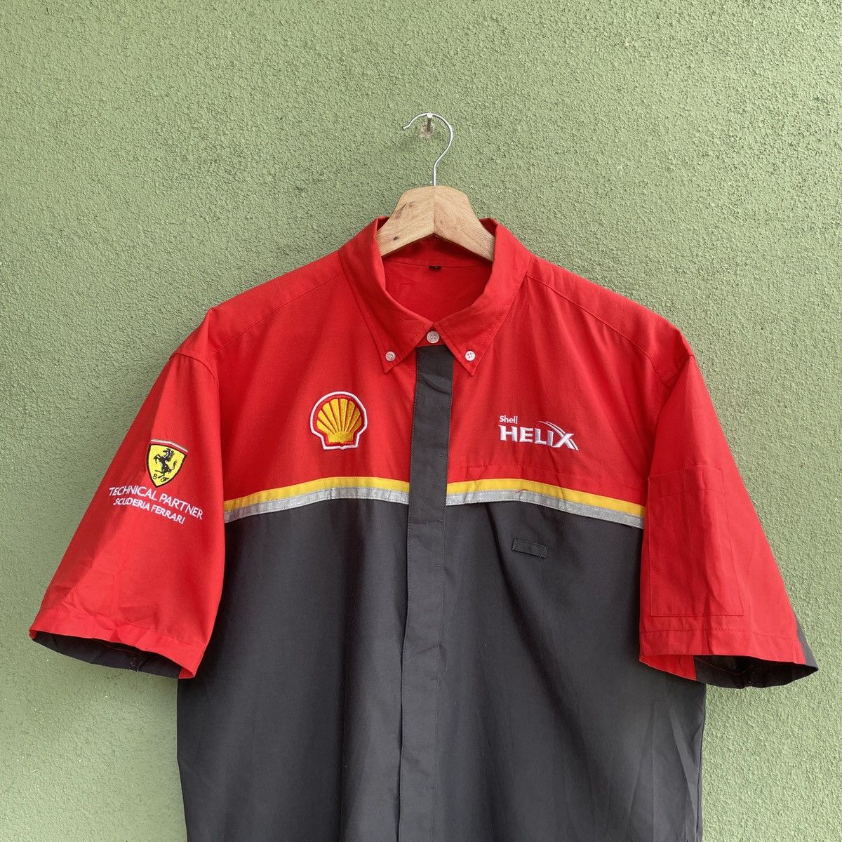 Ferrari Bundle‼️Vintage Shell Ferrari Jacket & Button Ups Shirt Size US XL / EU 56 / 4 - 12 Thumbnail