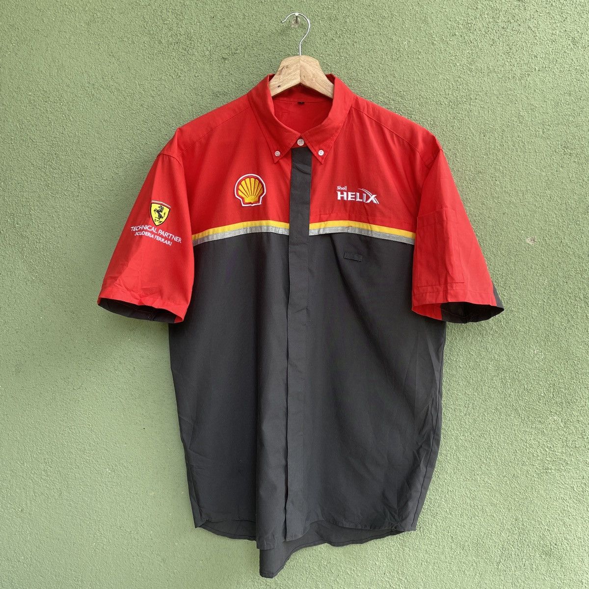 Ferrari Bundle‼️Vintage Shell Ferrari Jacket & Button Ups Shirt Size US XL / EU 56 / 4 - 11 Thumbnail