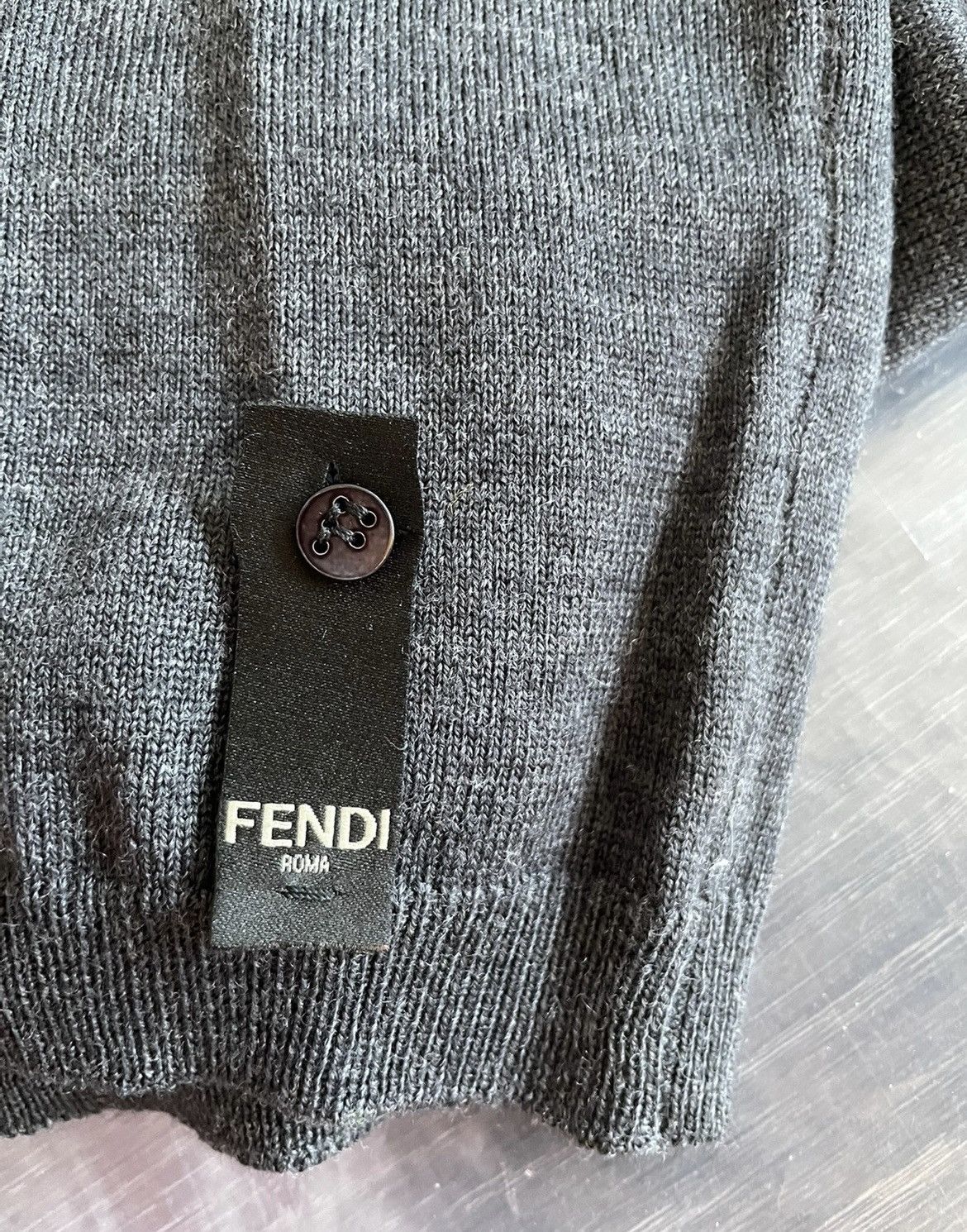 Fendi $1,500Value Limited Edition Iconic Monster Logo Wool Sweater Size US M / EU 48-50 / 2 - 18 Thumbnail