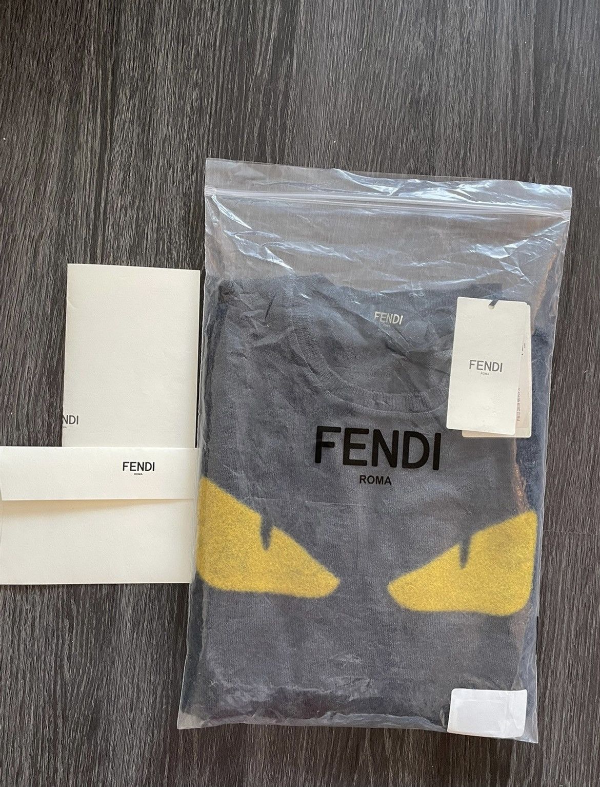 Fendi $1,500Value Limited Edition Iconic Monster Logo Wool Sweater Size US M / EU 48-50 / 2 - 3 Thumbnail