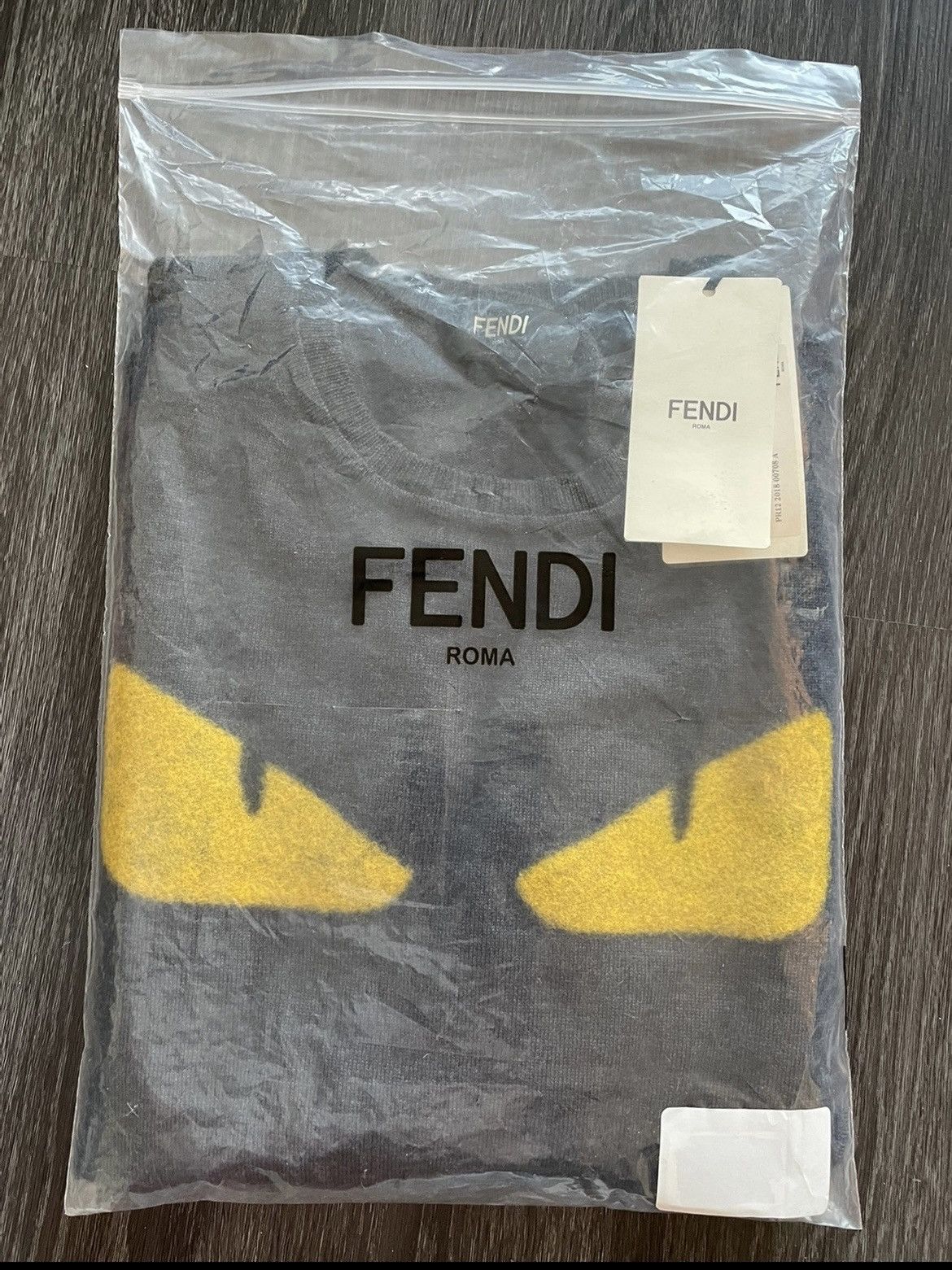 Fendi $1,500Value Limited Edition Iconic Monster Logo Wool Sweater Size US M / EU 48-50 / 2 - 5 Thumbnail