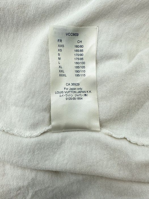 Louis Vuitton Louis Vuitton White Barcode Logo Tee | Grailed