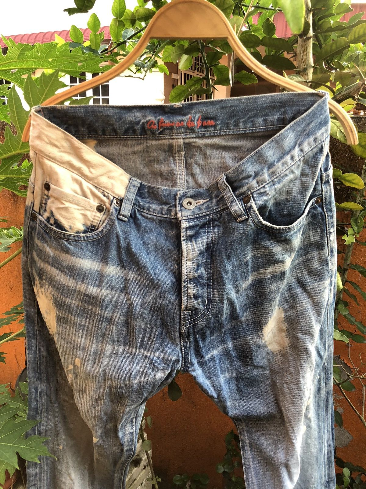 Other Insane Distressed or damage Unknown denim jeans Size US 29 - 3 Thumbnail