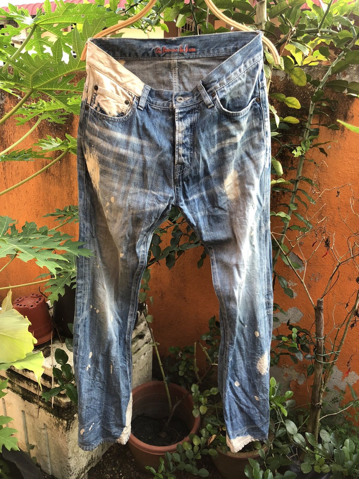 Other Insane Distressed or damage Unknown denim jeans Size US 29 - 1 Thumbnail
