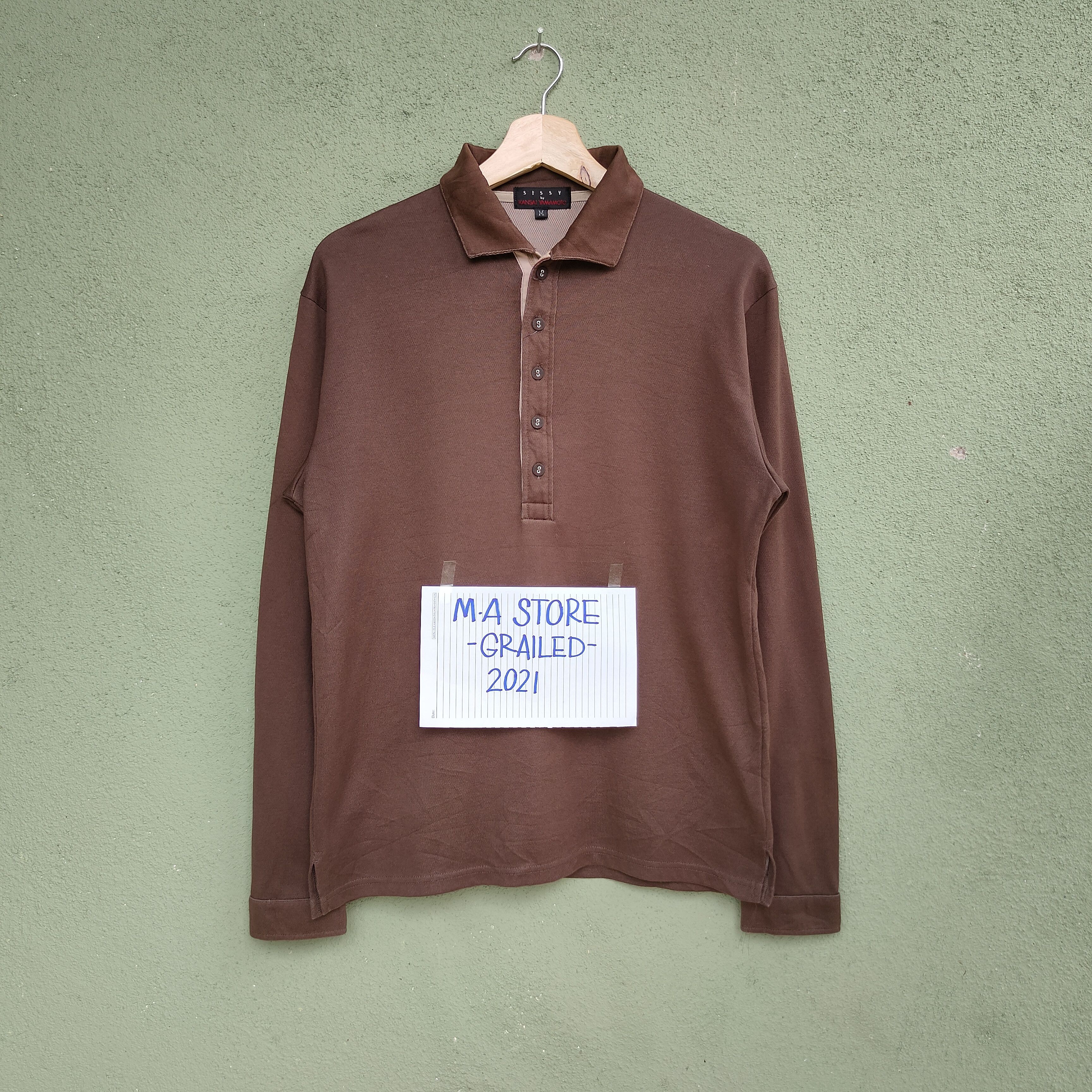 Japanese Brand Vintage‼️ Sissy By Kansai Yamamoto Polos Shirt Size US M / EU 48-50 / 2 - 1 Thumbnail