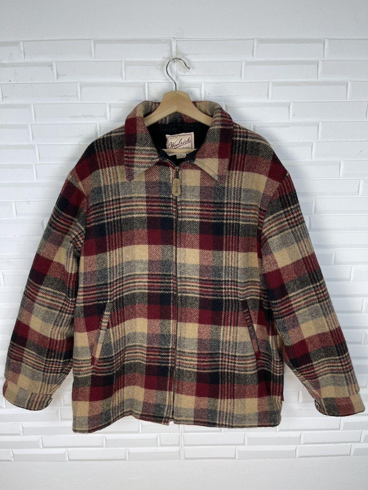 Vintage × Woolrich Woolen Mills Vintage Glen Plaid Woolrich Outdoorwear Made in USA Size US L / EU 52-54 / 3 - 4 Thumbnail