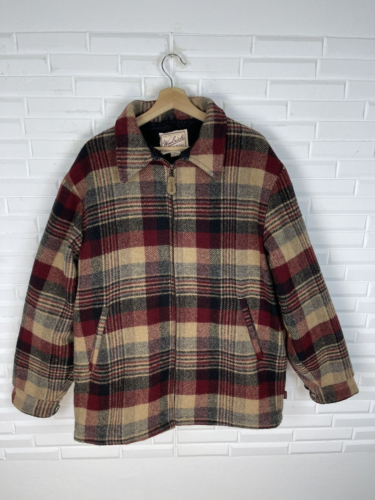 Vintage × Woolrich Woolen Mills Vintage Glen Plaid Woolrich Outdoorwear Made in USA Size US L / EU 52-54 / 3 - 6 Thumbnail