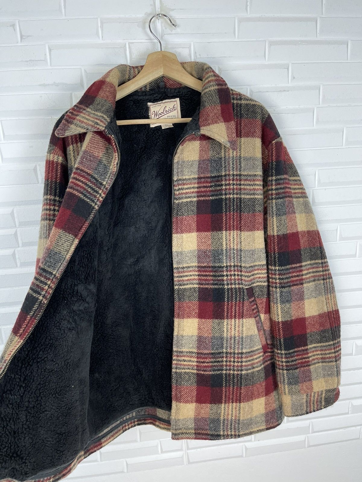 Vintage × Woolrich Woolen Mills Vintage Glen Plaid Woolrich Outdoorwear Made in USA Size US L / EU 52-54 / 3 - 2 Thumbnail